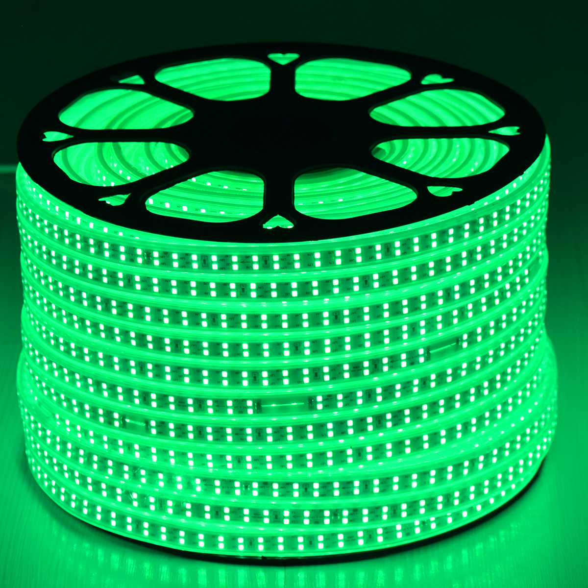 GLOBOSTAR® EPIWIDE 70515 Ταινία LED 24W/m 1560lm/m 120° DC 220-240V Αδιάβροχη IP65 180 x SMD2835 Chip/m Πράσινο Dimmable - Epistar SMD Chip - M100 x Π1.6 x Υ0.7cm - 3 Χρόνια Εγγύηση