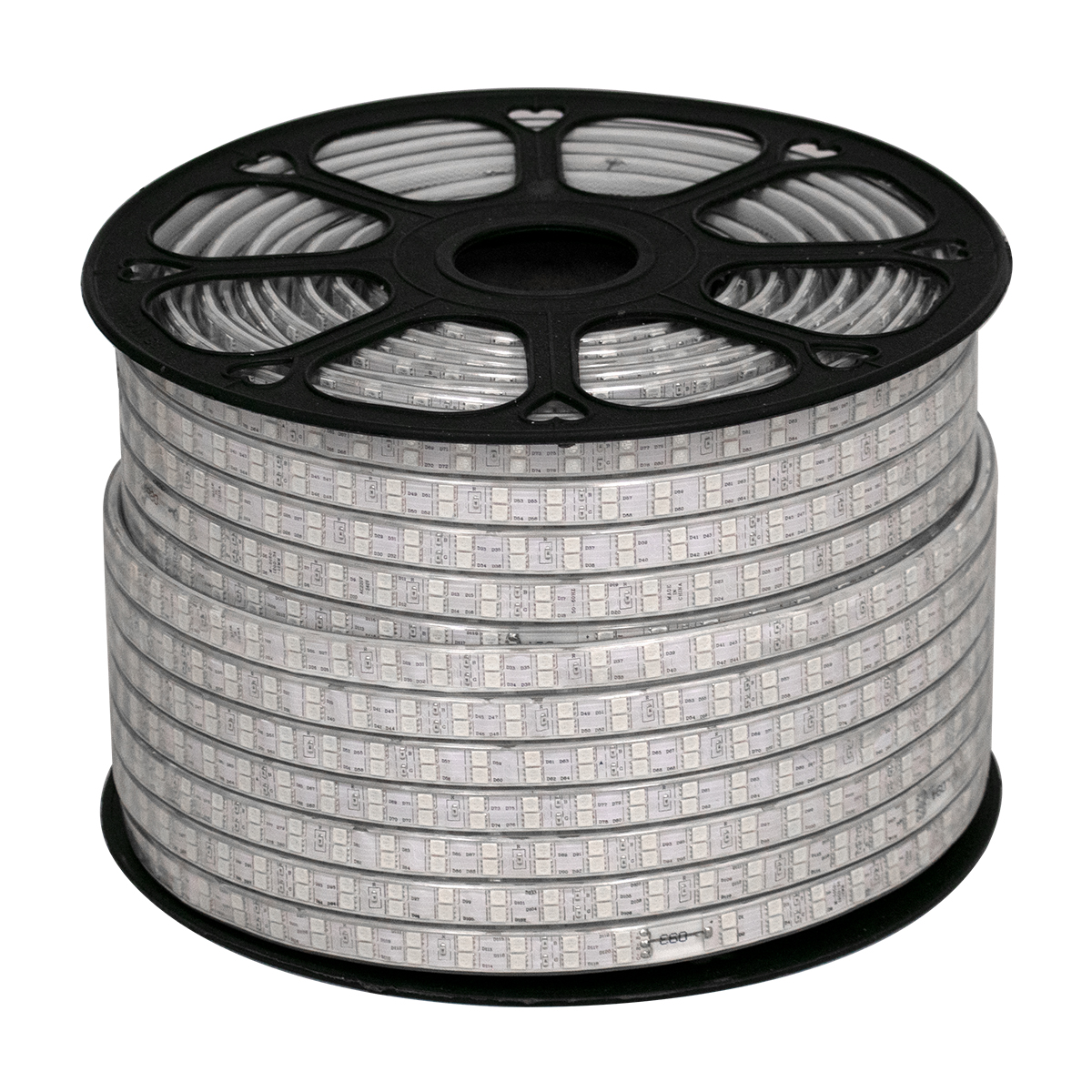 GLOBOSTAR® EPIWIDE 70517 Ταινία LED 24W/m 1560lm/m 120° DC 220-240V Αδιάβροχη IP65 120 x SMD5050 Chip/m Πολύχρωμο RGB Dimmable - Epistar SMD Chip - M100 x Π1.7 x Υ0.7cm - 3 Χρόνια Εγγύηση