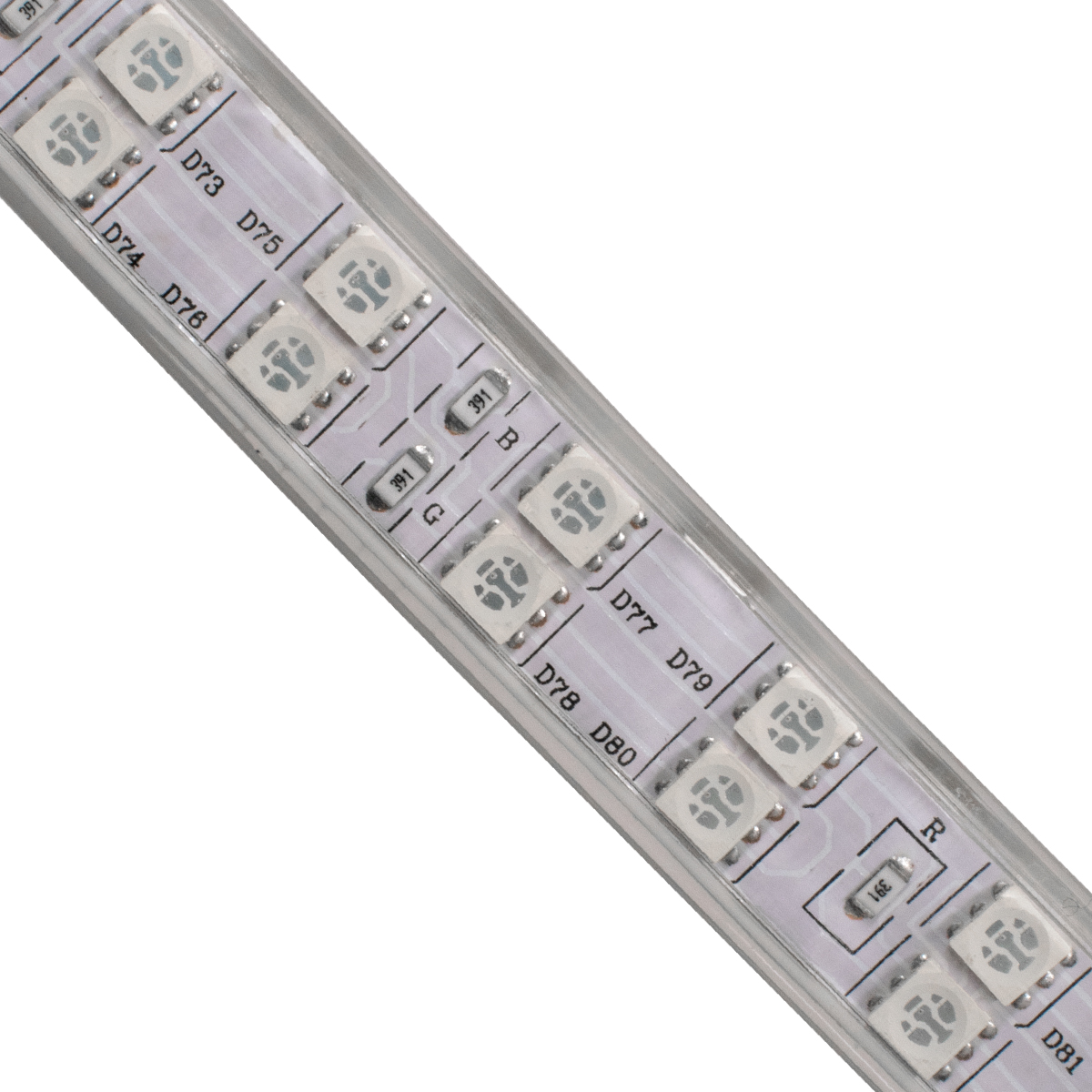 GLOBOSTAR® EPIWIDE 70517 Ταινία LED 24W/m 1560lm/m 120° DC 220-240V Αδιάβροχη IP65 120 x SMD5050 Chip/m Πολύχρωμο RGB Dimmable - Epistar SMD Chip - M100 x Π1.7 x Υ0.7cm - 3 Χρόνια Εγγύηση