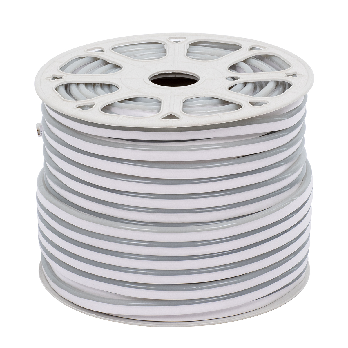 GLOBOSTAR® NEOVALE 70560 Ταινία Neon Flex LED 12W/m 1080lm/m 120° DC 24V Αδιάβροχο IP65 120 x SMD2835 Chip/m Ψυχρό Λευκό 6000K Dimmable - Sanan SMD Chip - Μ100 x Π0.8 x Υ1.6cm - 3 Χρόνια Εγγύηση