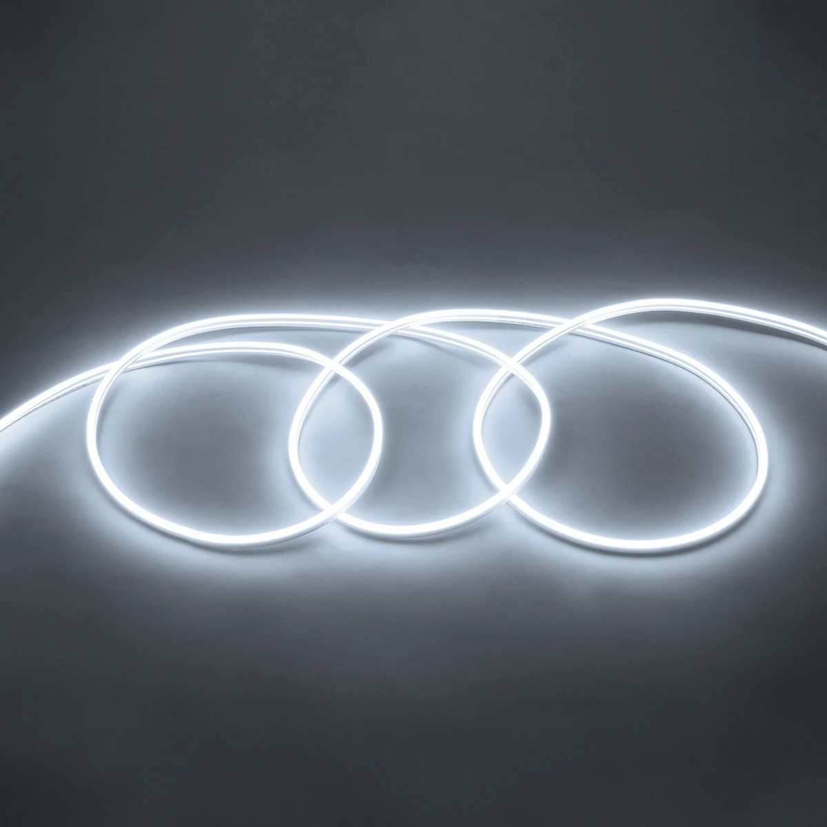 GLOBOSTAR® NEOVALE 70560 Ταινία Neon Flex LED 12W/m 1080lm/m 120° DC 24V Αδιάβροχο IP65 120 x SMD2835 Chip/m Ψυχρό Λευκό 6000K Dimmable - Sanan SMD Chip - Μ100 x Π0.8 x Υ1.6cm - 3 Χρόνια Εγγύηση