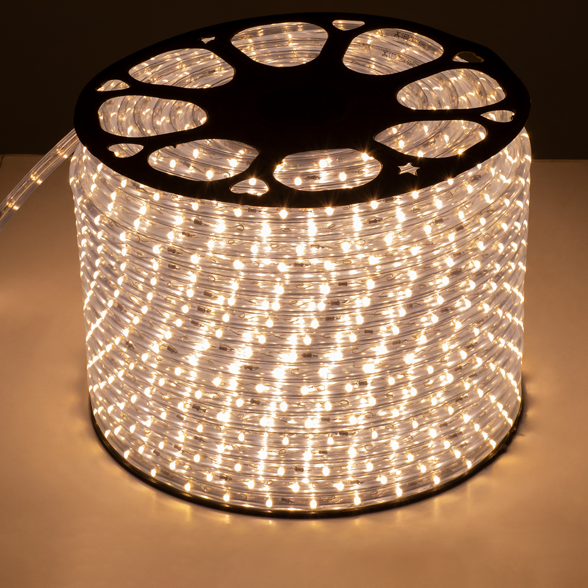 GLOBOSTAR® LIGHTUBE 70601 Φωτοσωλήνας LED 3.9W/m 176lm/m 360° DC 220-240V Αδιάβροχο IP65 36 x Diode Chip/m Φυσικό Λευκό 4500K Dimmable - Μ100 x Π1.2 x Υ1.2cm - 2 Χρόνια Εγγύηση