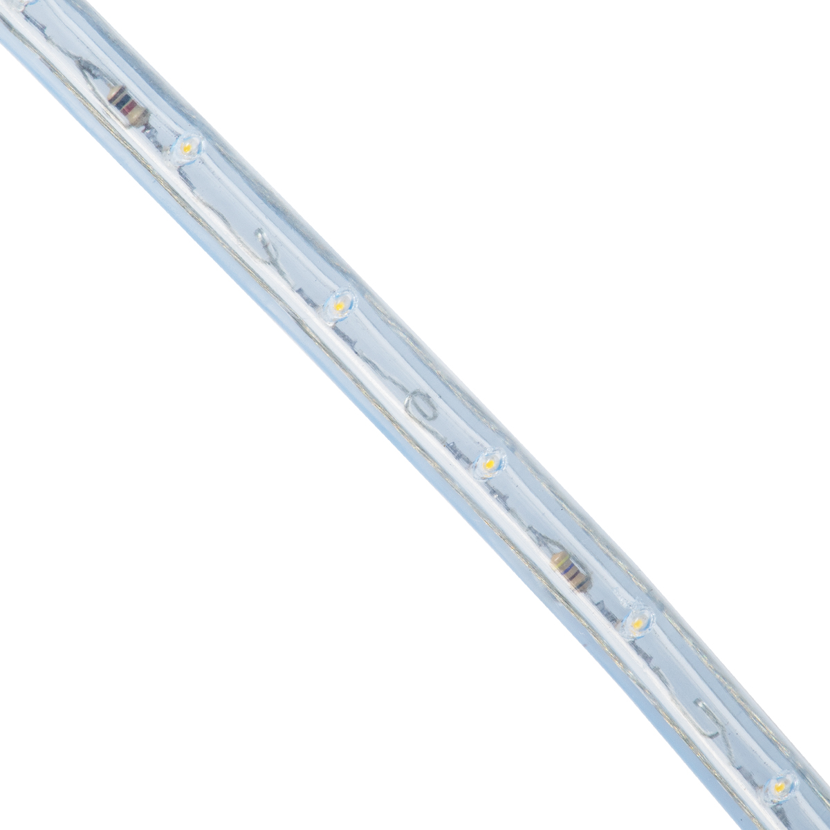 GLOBOSTAR® LIGHTUBE 70601 Φωτοσωλήνας LED 3.9W/m 176lm/m 360° DC 220-240V Αδιάβροχο IP65 36 x Diode Chip/m Φυσικό Λευκό 4500K Dimmable - Μ100 x Π1.2 x Υ1.2cm - 2 Χρόνια Εγγύηση