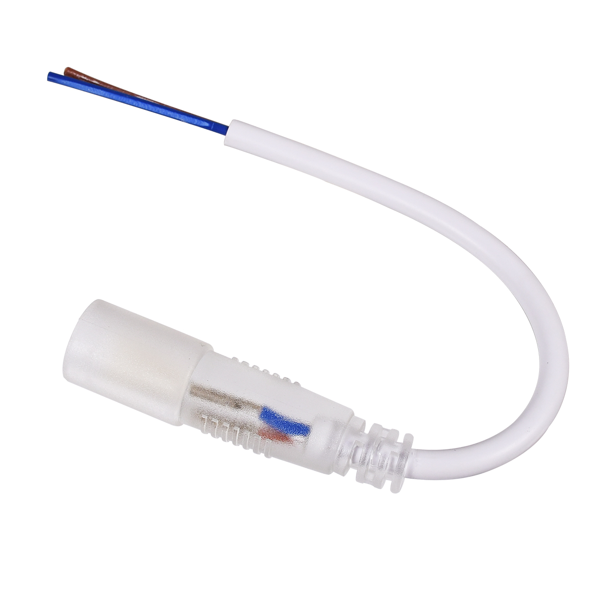 GLOBOSTAR® NEOTUBE-A 70633 Σύνδεσμος για Neon Flex LED Αδιάβροχο IP65 - Διάφανο - Μ20 x Π1.7 x Υ1.6cm