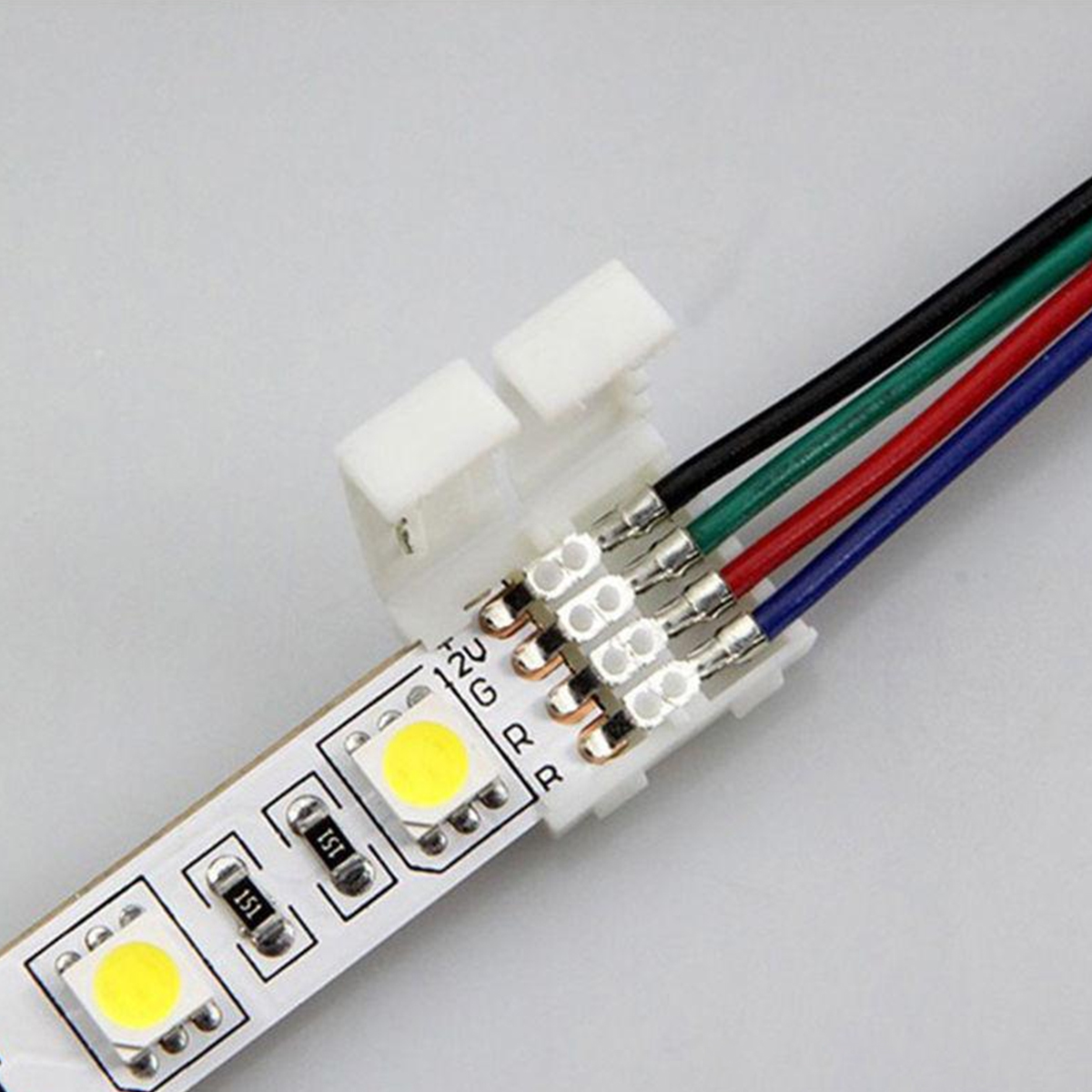 GLOBOSTAR® COLORCABLE 70736 Εύκαμπτο Πλακέ Καλώδιο 4 x 0.25mm² για Ταινία LED RGB IP20 - Πολύχρωμο - Μ100 x Π1 x Υ0.1cm