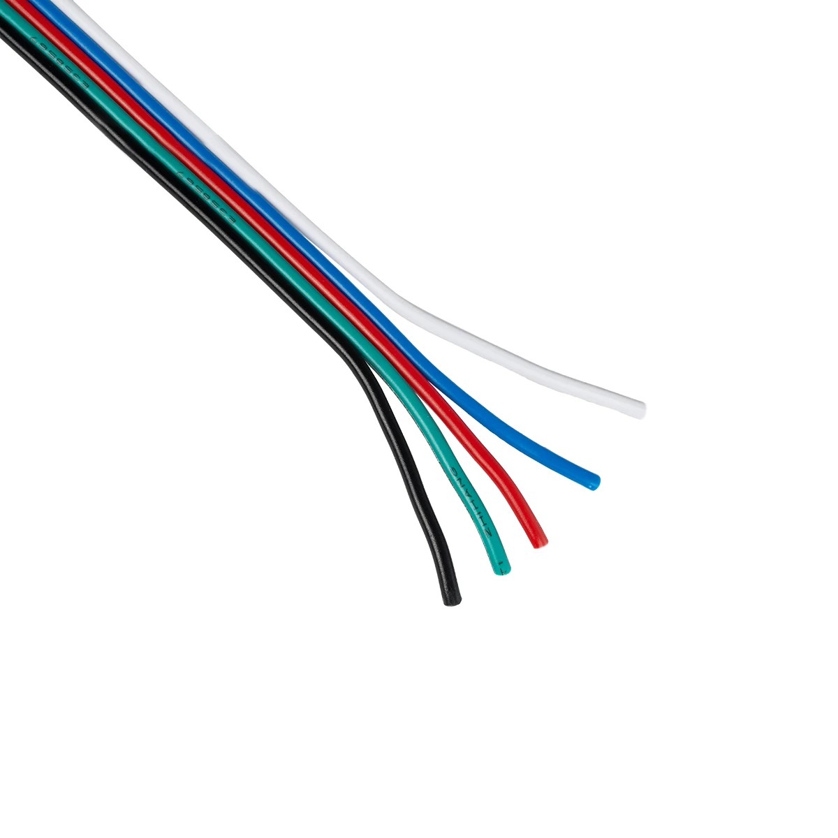 GLOBOSTAR® COLORCABLE 70737 Εύκαμπτο Πλακέ Καλώδιο 5 x 0.25mm² για Ταινία LED RGBW IP20 - Πολύχρωμο - Μ100 x Π1.1 x Υ0.1cm