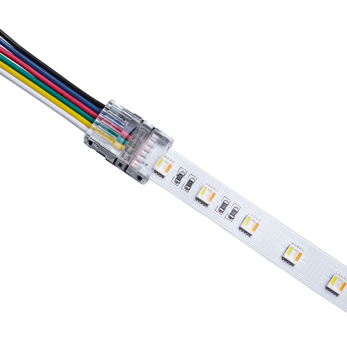 GLOBOSTAR® COLORCABLE 70738 Εύκαμπτο Πλακέ Καλώδιο 6 x 0.25mm² για Ταινία LED RGBW+WW IP20 - Πολύχρωμο - Μ100 x Π1.2 x Υ0.1cm