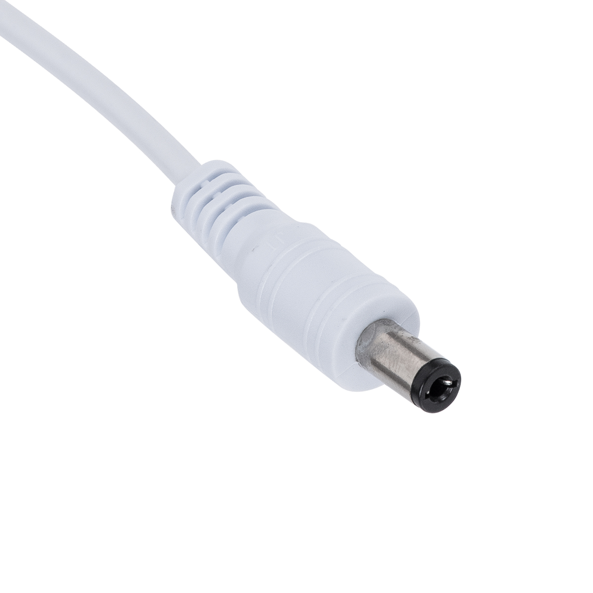 GLOBOSTAR® STRIPDC 70747 Ταχυσύνδεσμος DC Jack 5.5x2.1mm Αρσενικός IP20 - Λευκό - Μ200 x Π2.1 x Υ2.1cm