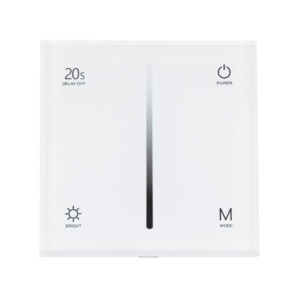 GloboStar® 71452 S1-T SKYDANCE AC Smart RF 2.4Ghz & Αφής - Touch Triac Dimming AC100-240V σε AC100-240V 1 x 1.5A 360W - Max 1.5A 360W - IP20 - Λευκό Σώμα - Μ8.5 x Π8.5 x Υ3.2cm - 5 Years Warranty