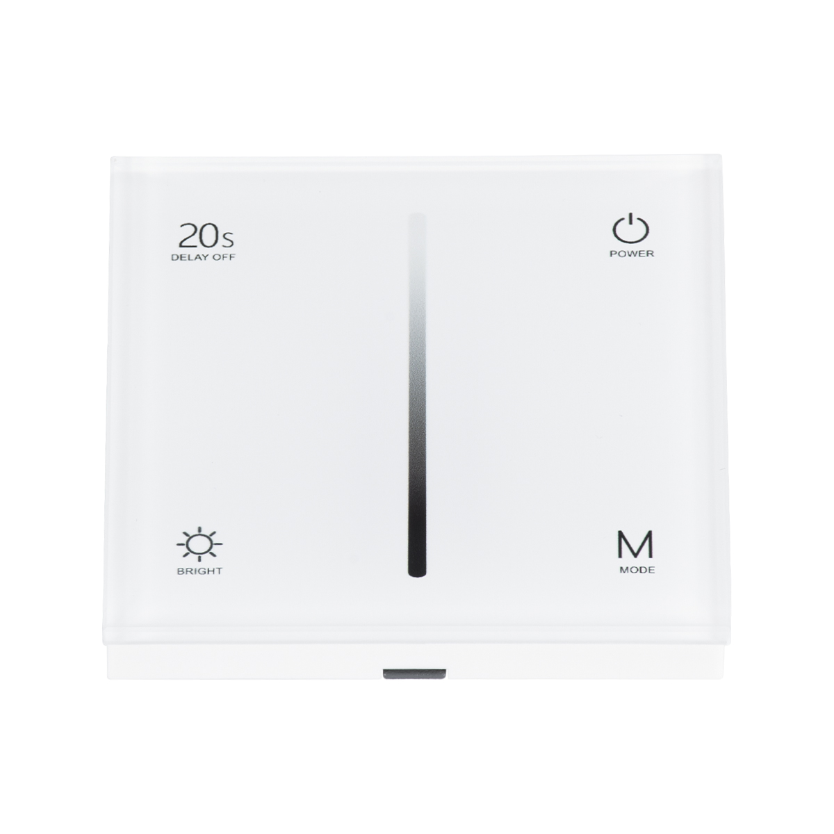 GloboStar® 71452 S1-T SKYDANCE AC Smart RF 2.4Ghz & Αφής - Touch Triac Dimming AC100-240V σε AC100-240V 1 x 1.5A 360W - Max 1.5A 360W - IP20 - Λευκό Σώμα - Μ8.5 x Π8.5 x Υ3.2cm - 5 Years Warranty