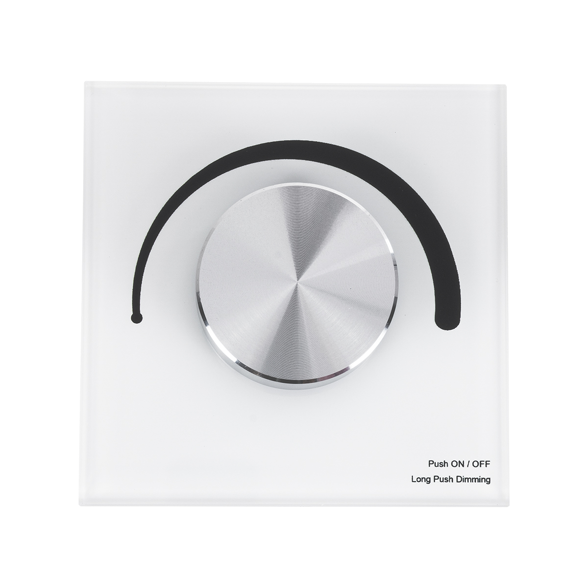 GloboStar® 71454 S1-K SKYDANCE AC Smart RF 2.4Ghz & Ροοστάτη - Push ON/OFF Triac Dimming AC100-240V σε AC100-240V 1 x 1.5A 360W - Max 1.5A 360W - IP20 - Λευκό Σώμα - Μ8.5 x Π8.5 x Υ5cm - 5 Years Warranty