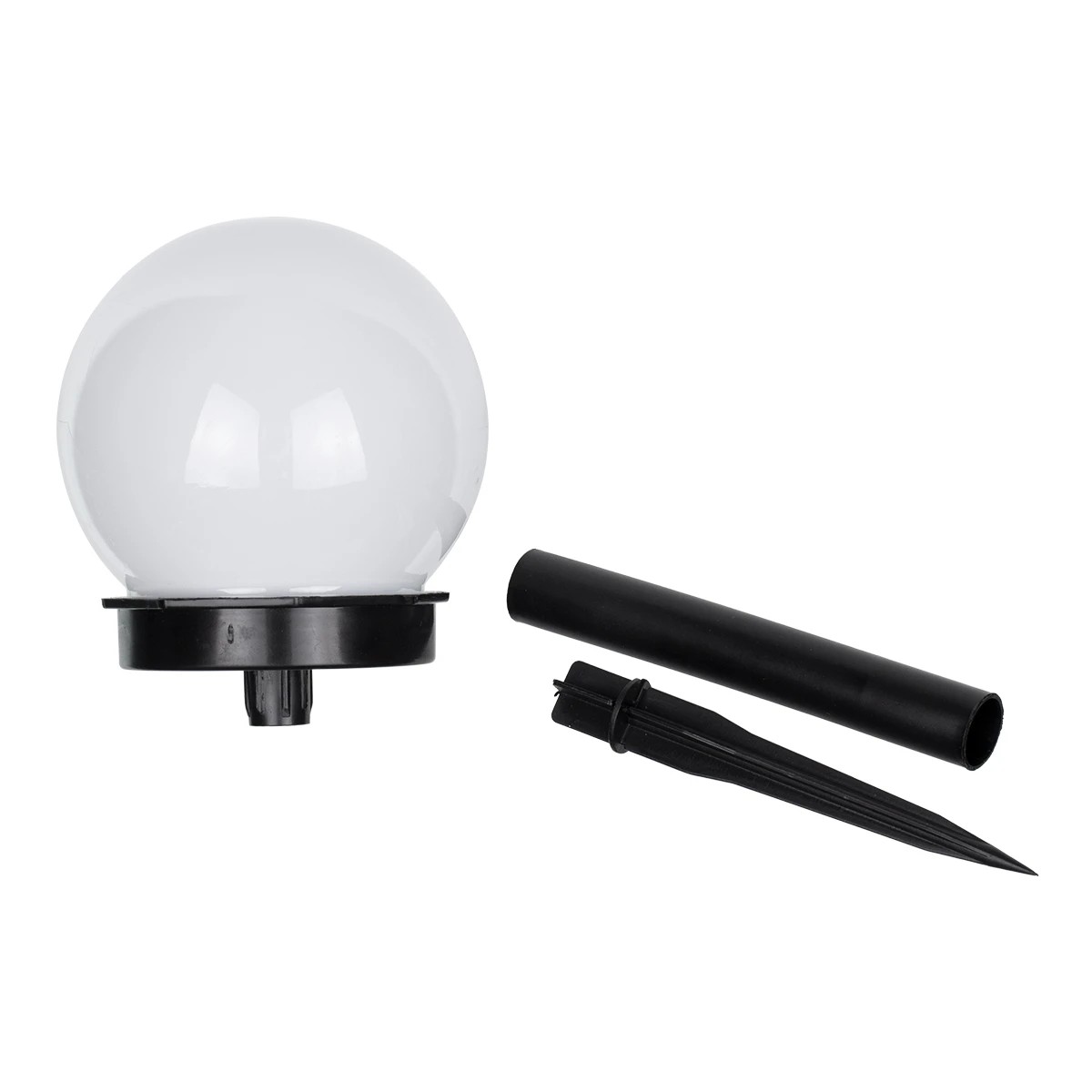 GLOBOSTAR® SOLARGLOBE 71472 Διακοσμητικό Φωτιστικό Κήπου LED 1W 50lm 240° DC 5V με Φωτοβολταϊκό Panel 5V 0.1W & Επαναφορτιζόμενη Μπαταρία Li-ion 3.2V 300mAh Αδιάβροχο IP65 Ψυχρό Λευκό 6000K - Μ10 x Π10 x Υ33cm - 2 Χρόνια Εγγύηση
