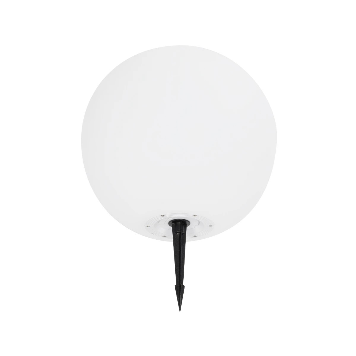 GLOBOSTAR® GARDENGLOW 71475 Μοντέρνο Φωτιστικό Κήπου Μπάλα με IR Ασύρματο Χειριστήριο LED 5W 400lm 360° DC 5V με USB-C με Ενσωματωμένο Φωτοβολταϊκό Panel 6V 1.5W & Επαναφορτιζόμενη Μπαταρία Li-ion 3.7V 3x18650 1800mAh Αδιάβροχο IP54 Πολύχρωμο RGBW Dim