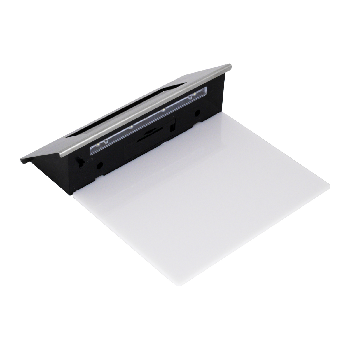 GloboStar® 71485 Αυτόνομο Ηλιακό Φωτιστικό LED SMD 1W 40lm με Ενσωματωμένη Μπαταρία 600mAh - Φωτοβολταϊκό Πάνελ με Αισθητήρα Ημέρας-Νύχτας για Αρίθμηση Διεύθυνσης Δρόμου Αδιάβροχο IP65 Ψυχρό Λευκό 6000K