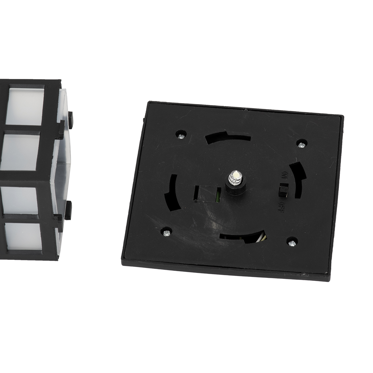 GLOBOSTAR® SOLARVERDE 71524 Διακοσμητικό Φωτιστικό Κήπου LED 1W 40lm 180° DC 5V με Φωτοβολταϊκό Panel 5V 0.1W & Επαναφορτιζόμενη Μπαταρία Li-ion 3.2V 300mAh Αδιάβροχο IP65 Θερμό Λευκό 2700K - Μ8.5 x Π8.5 x Υ23.5cm - 2 Χρόνια Εγγύηση