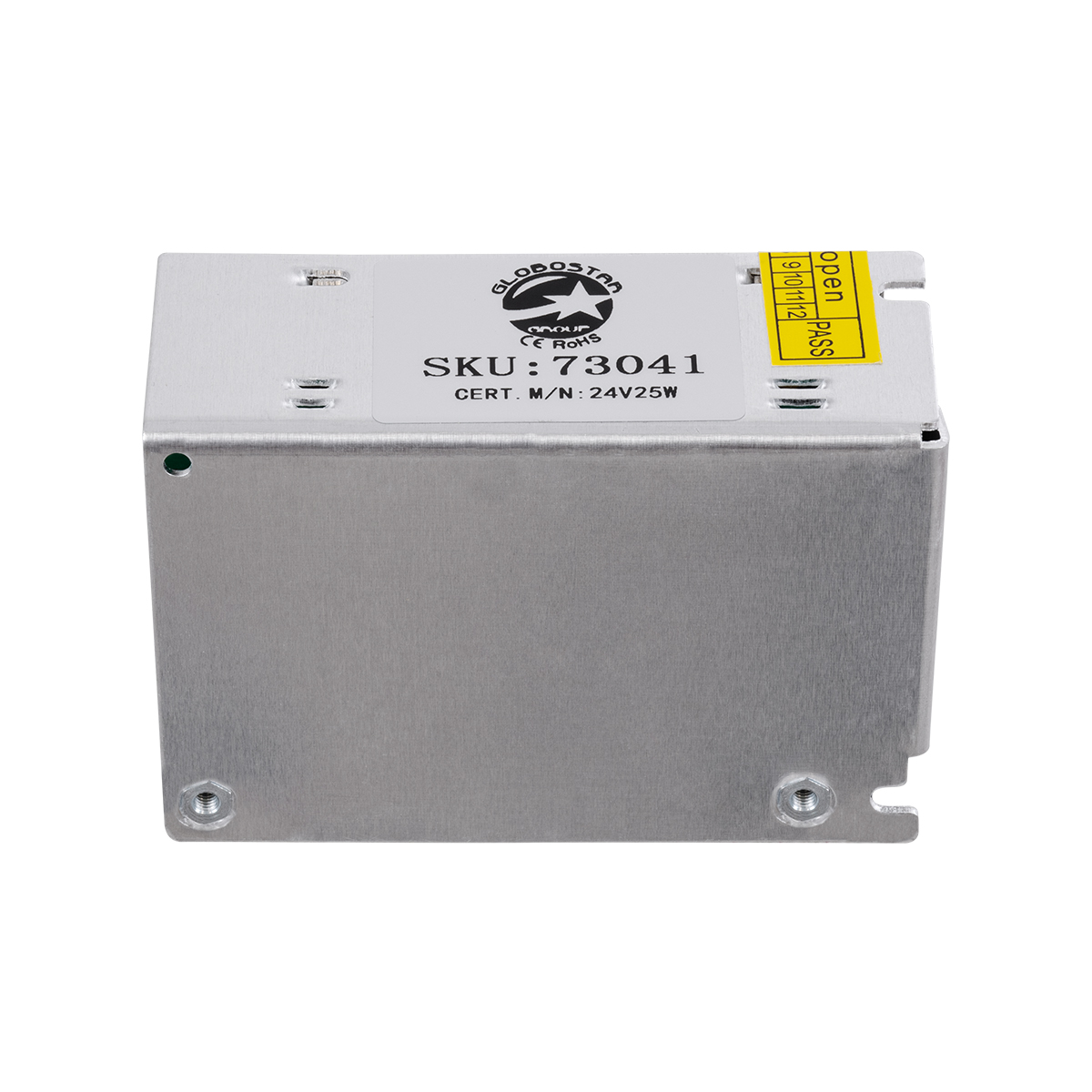 GLOBOSTAR® LUMIVOLT 73041 Τροφοδοτικό/Μετασχηματιστής PELV 25W 1.05A DC 24V IP20 - AC 220-240V σε DC 24V / Ρυθμιζόμενo από DC 22.5V έως DC 25.5V - Μ8.7 x Π5.8 x Υ3.4cm - 3 Χρόνια Εγγύηση