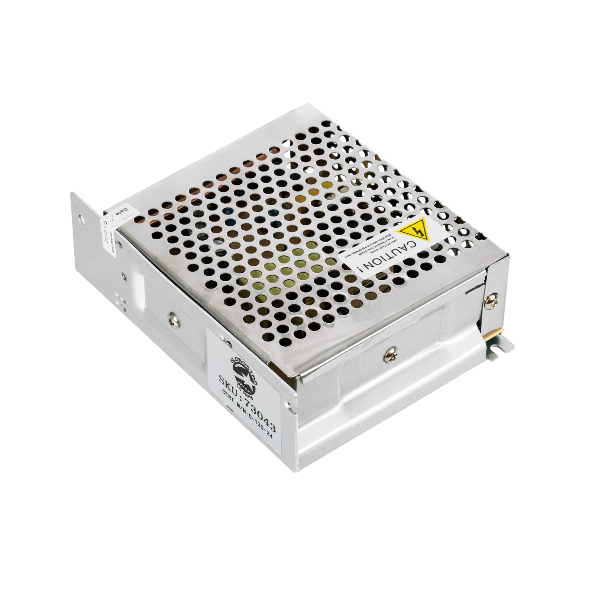 GLOBOSTAR® LUMIVOLT 73043 Τροφοδοτικό/Μετασχηματιστής PELV 120W 5A DC 24V IP20 - AC 220-240V σε DC 24V / Ρυθμιζόμενo από DC 22.5V έως DC 25.5V - Μ13 x Π10 x Υ4cm - 3 Χρόνια Εγγύηση