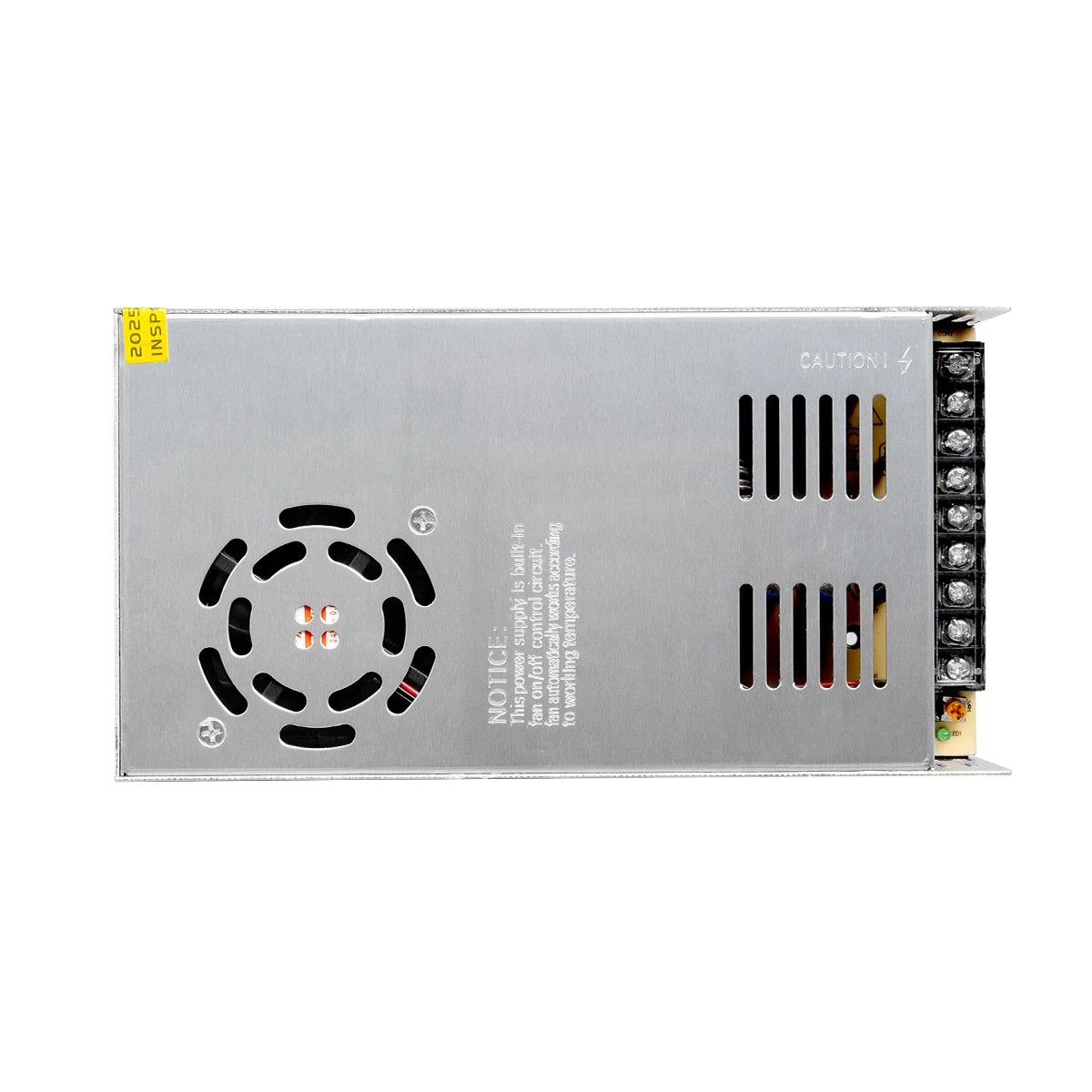 GLOBOSTAR® LUMIVOLT 73046 Τροφοδοτικό/Μετασχηματιστής PELV 400W 16.6A DC 24V IP20 - AC 220-240V σε DC 24V / Ρυθμιζόμενo από DC 22.5V έως DC 25.5V - Μ20 x Π10 x Υ5cm - 3 Χρόνια Εγγύηση