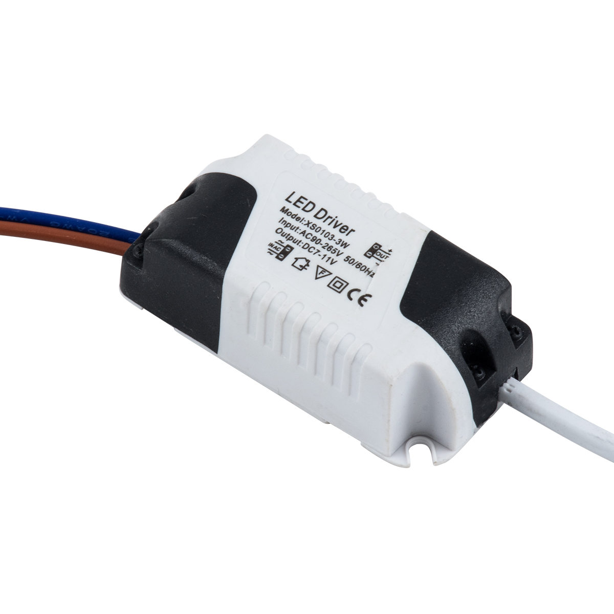 GLOBOSTAR® CCVOLT 73075 Τροφοδοτικό/Μετασχηματιστής SELV 3W 0.27A DC 7-11V - από AC 220-240V σε DC 7-11V IP20 - Μ6 x Π3 x Υ2cm - 3 Χρόνια Εγγύηση