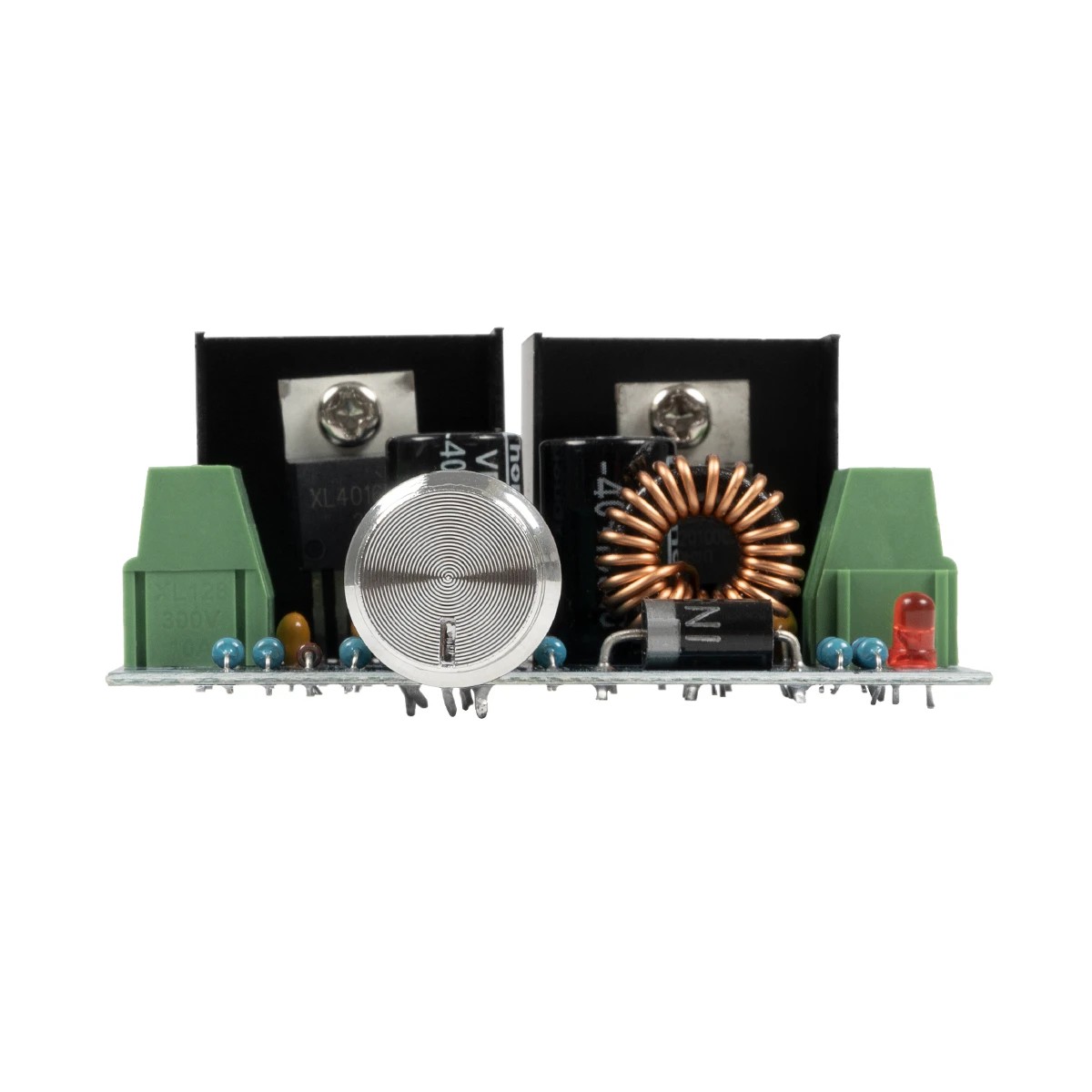 GLOBOSTAR® CONVERTER 73114 Ρυθμιστής Τάσης με Είσοδο από DC 4V έως DC 40V & Έξοδο από DC 1.25V έως DC 36V 1 x 8A Max IP20 - Μ6 x Π4.5 x Υ2.5cm - 2 Χρόνια Εγγύηση