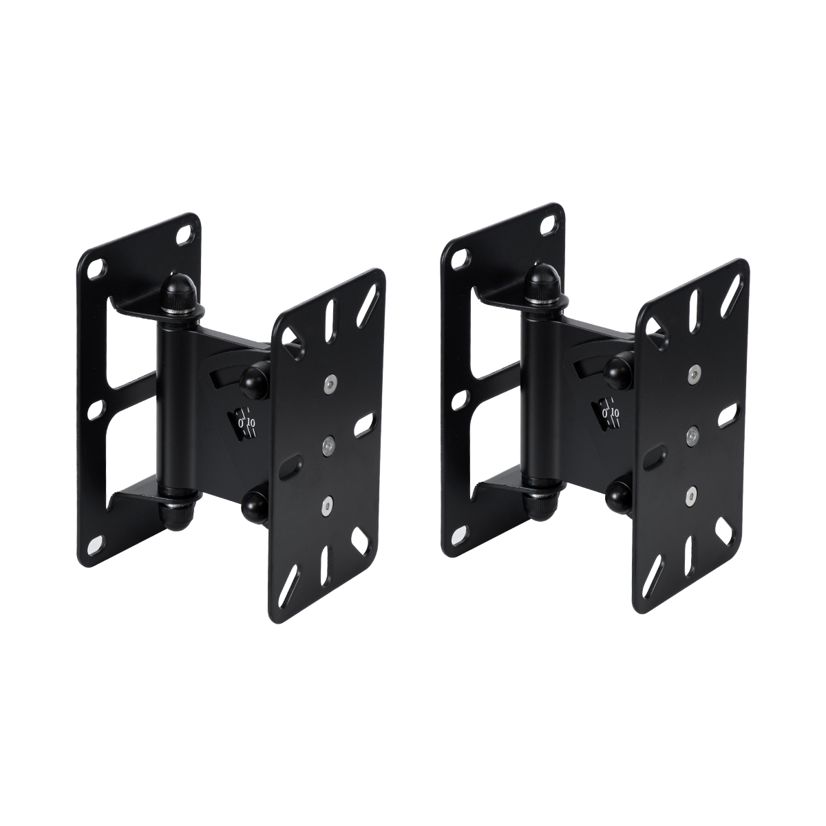 GLOBOSTAR® FDB WB2 98030 Επιτοίχια Ρυθμιζόμενη Βάση για Τοποθέτηση Ηχείων - IP20 - Μαύρο - Μ9.5 x Π11.5 x Υ16cm - Σετ 2 Τεμαχίων