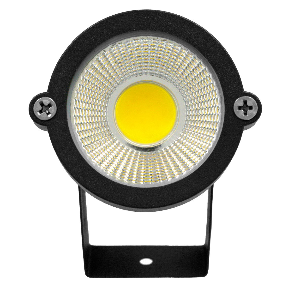 GLOBOSTAR® TREECOBO 75582 Φωτιστικό Σποτ για Φυτά - Δέντρα με Βάση Κήπου / Καρφωτό LED 10W 1150lm 35° DC 12-24V Αδιάβροχο IP67 Φυσικό Λευκό 4500K Dimmable - Bridgelux COB Chip - Μαύρο - Μ6 x Π6 x Υ12.5cm - 2 Χρόνια Εγγύηση