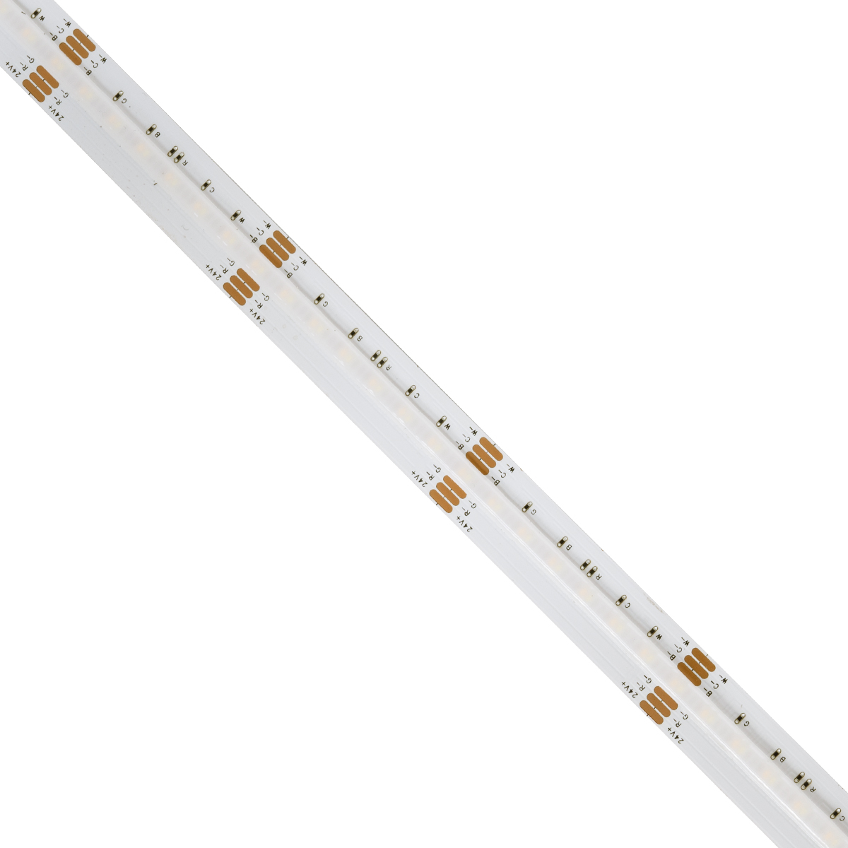GLOBOSTAR® BEE 75589 Ταινία LED 18W/m 1980lm/m 120° DC 24V IP20 840 x COB Chip/m Πολύχρωμο RGBW+WW Dimmable - Sanan COB Chip - Μ500 x Π1.2 x Υ0.2cm - Ρολό 5 Μέτρων - 5 Χρόνια Εγγύηση