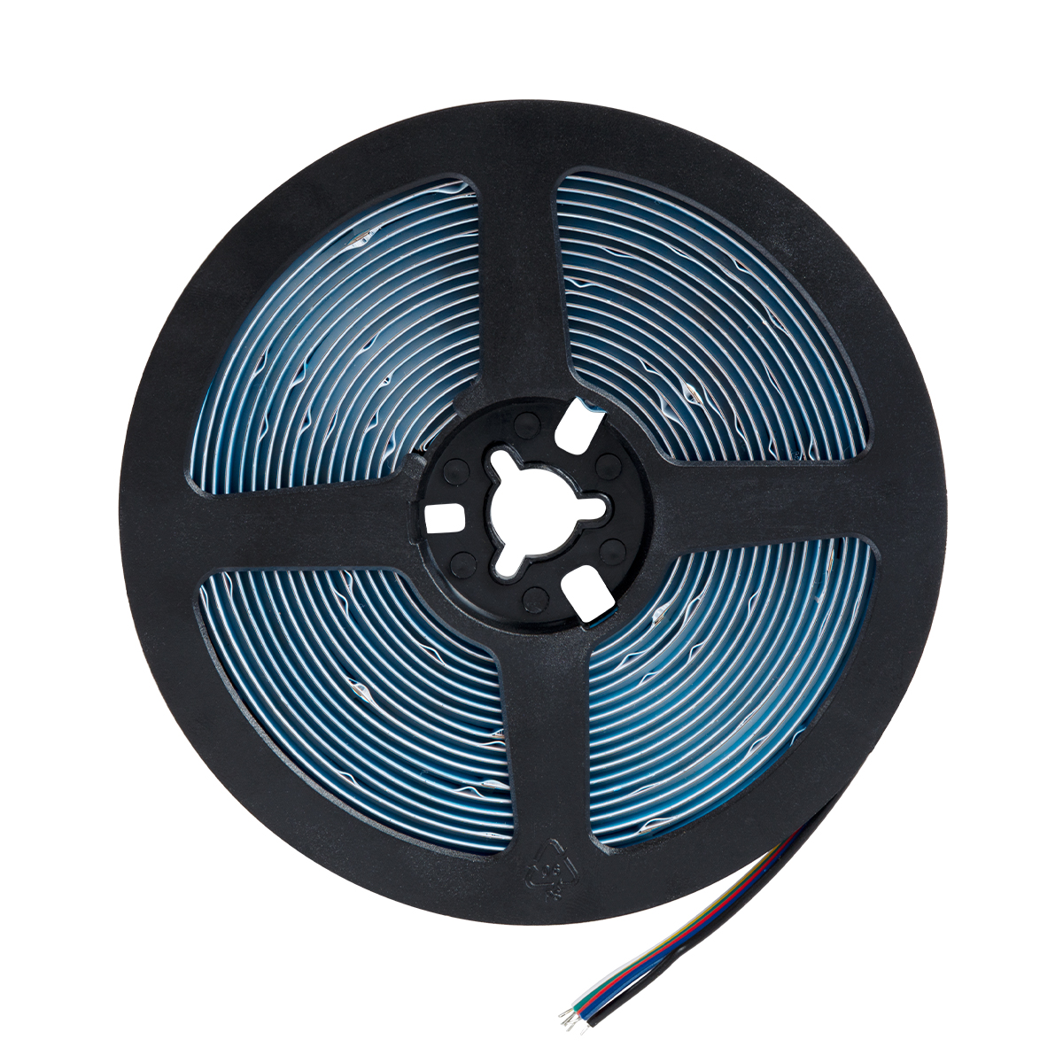 GLOBOSTAR® BEE 75589 Ταινία LED 18W/m 1980lm/m 120° DC 24V IP20 840 x COB Chip/m Πολύχρωμο RGBW+WW Dimmable - Sanan COB Chip - Μ500 x Π1.2 x Υ0.2cm - Ρολό 5 Μέτρων - 5 Χρόνια Εγγύηση