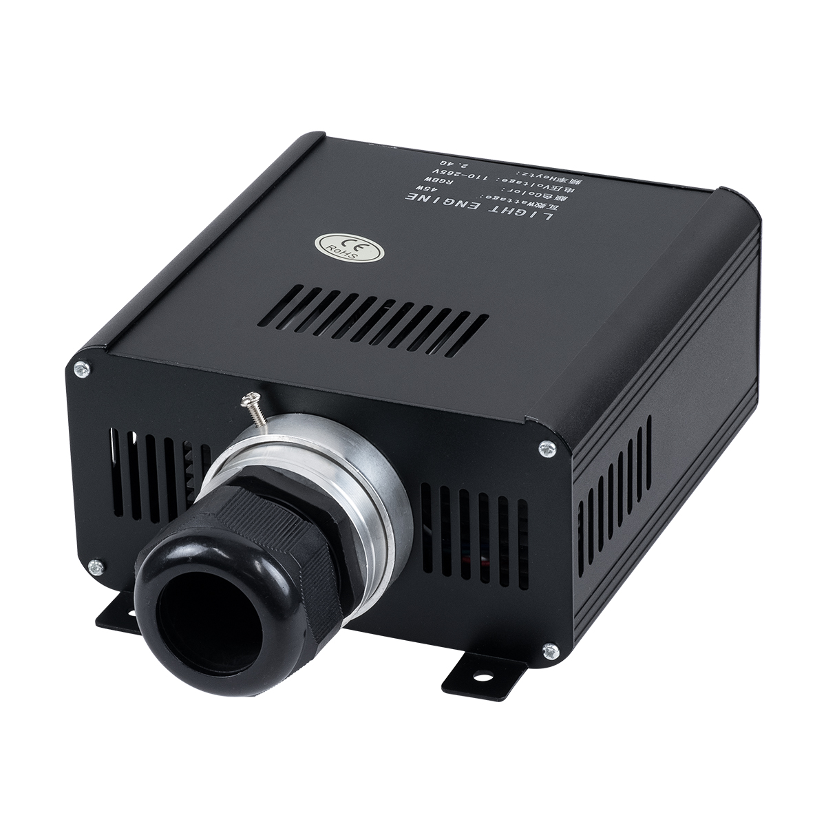 GLOBOSTAR® LUMOFIBRA 79612 Σύστημα Οπτικής Ίνας με RF Ασύρματο Χειριστήριο LED 45W 4500lm 1° AC 220-240V IP20 Πολύχρωμο RGBW - Μ14 x Π26 x Υ8.5cm - 2 Χρόνια Εγγύηση