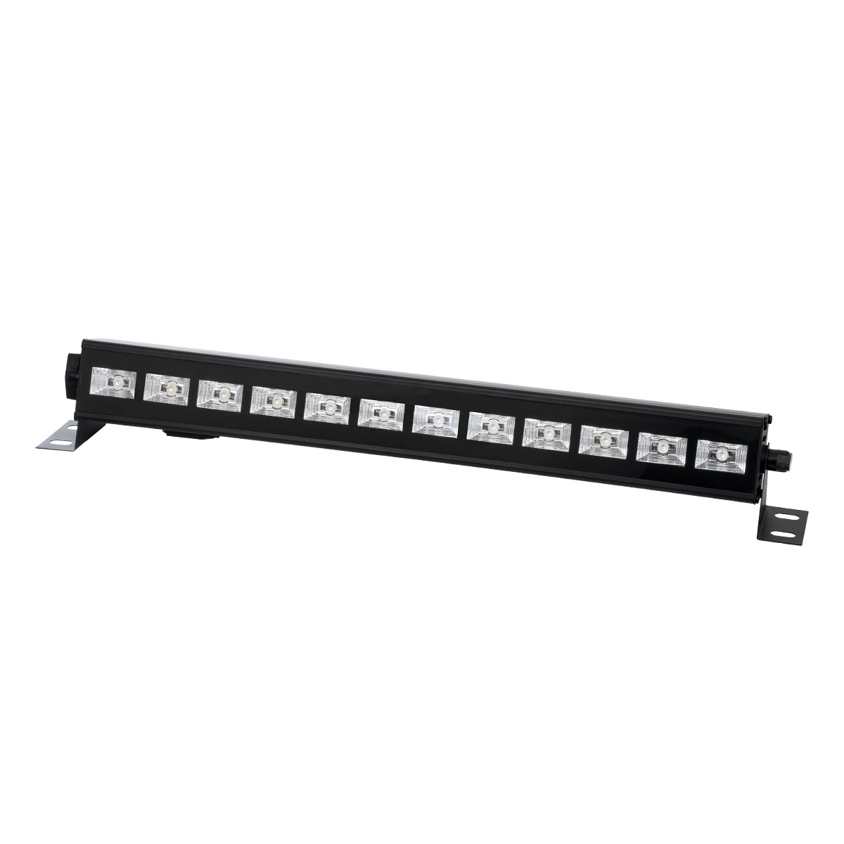 GLOBOSTAR® UVBAR 79660 Μπάρα Φωτισμού με IR Ασύρματο Χειριστήριο LED 36W 120° AC 220-240V IP20 Ultraviolet UV Black Light DMX512 - Star LED Chip - Μαύρο - Μ50 x Π6 x Υ6cm - 2 Χρόνια Εγγύηση