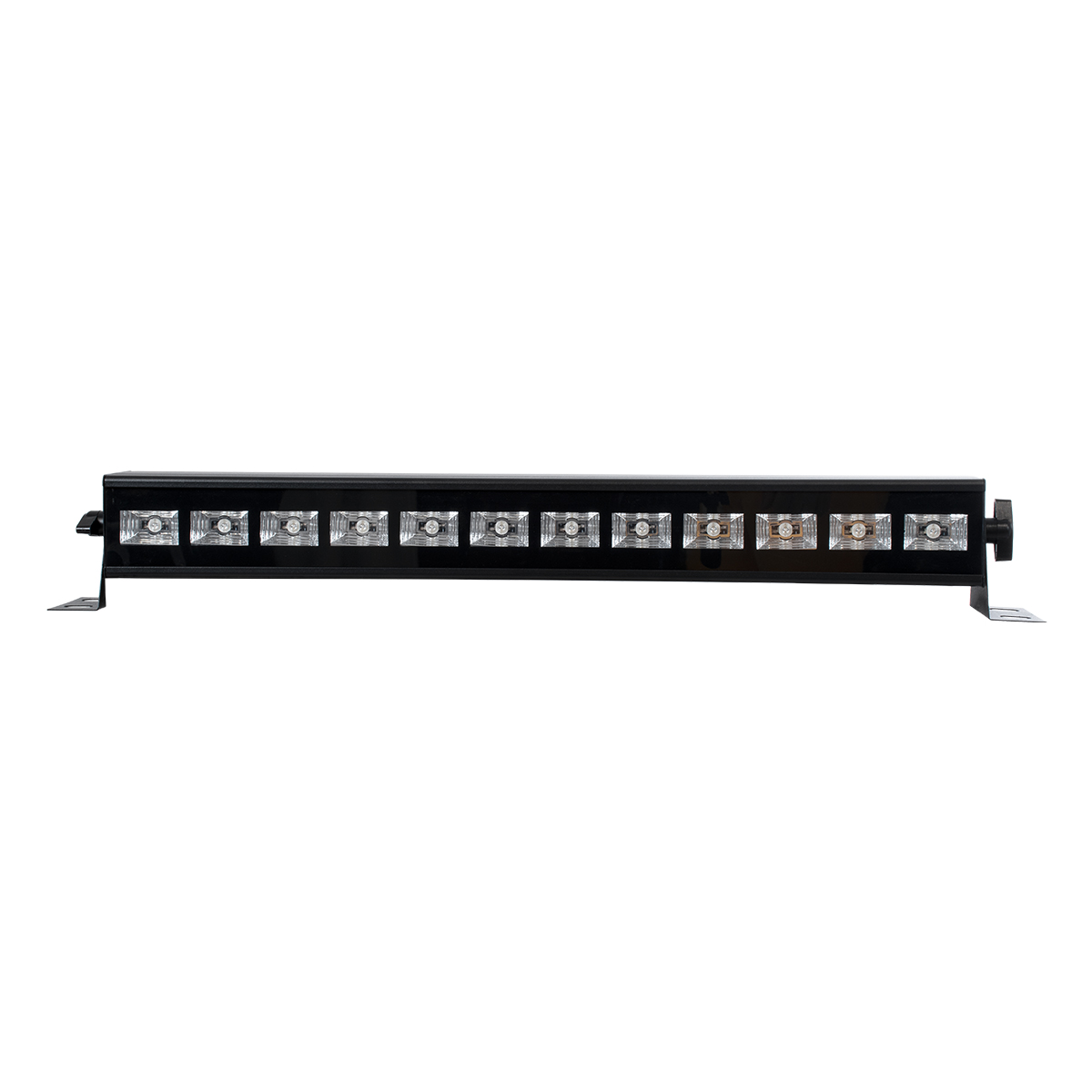 GLOBOSTAR® UVBAR 79660 Μπάρα Φωτισμού με IR Ασύρματο Χειριστήριο LED 36W 120° AC 220-240V IP20 Ultraviolet UV Black Light DMX512 - Star LED Chip - Μαύρο - Μ50 x Π6 x Υ6cm - 2 Χρόνια Εγγύηση