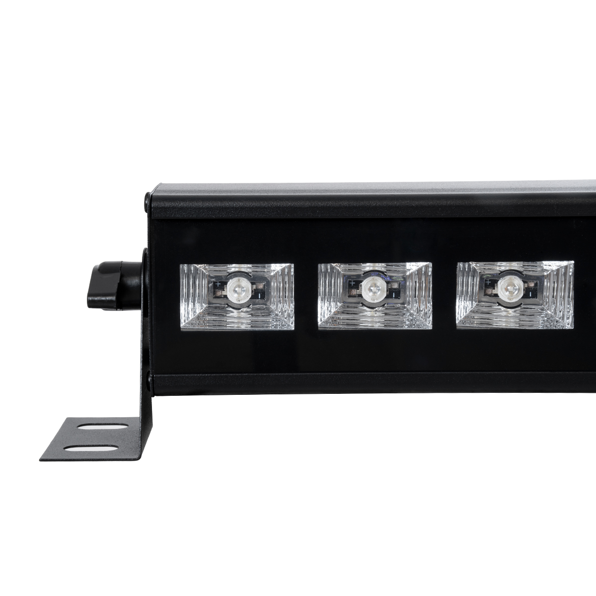 GLOBOSTAR® UVBAR 79660 Μπάρα Φωτισμού με IR Ασύρματο Χειριστήριο LED 36W 120° AC 220-240V IP20 Ultraviolet UV Black Light DMX512 - Star LED Chip - Μαύρο - Μ50 x Π6 x Υ6cm - 2 Χρόνια Εγγύηση