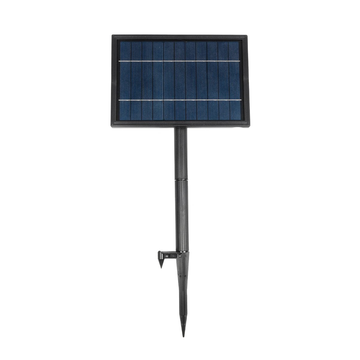 GLOBOSTAR® TWILIGHT 79669 Μοντέρνο Φωτιστικό Κήπου Γιρλάντα 14.5m με 50 Λάμπες LED 30W 2700lm 360° DC 3.6V με Φωτοβολταϊκό Panel 5.5V 5W & Επαναφορτιζόμενη Μπαταρία Li-ion 3.7V 3x18650 6600mAh Αδιάβροχο IP65 Θερμό Λευκό 2700Κ Dimmable - Sanan SMD Chip