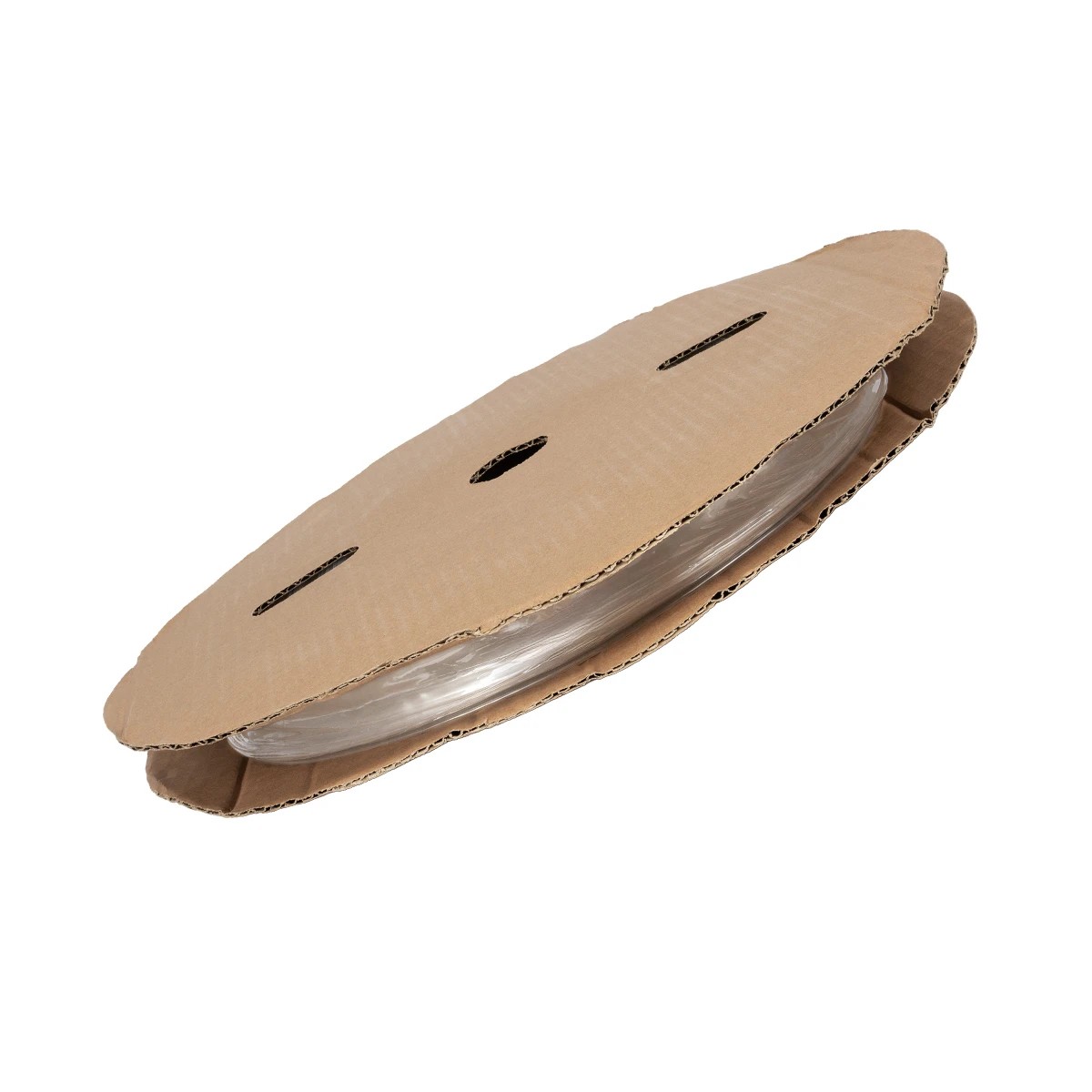 GLOBOSTAR® SHRINKTUBE 79814 Θερμοσυστελλόμενο Μακαρόνι Στεγανοποίησης για Neon Flex LED Αδιάβροχο IP65 - Διάφανο - Μ10000 x Π1.8 x Υ1.8cm/Π1 x Υ1cm