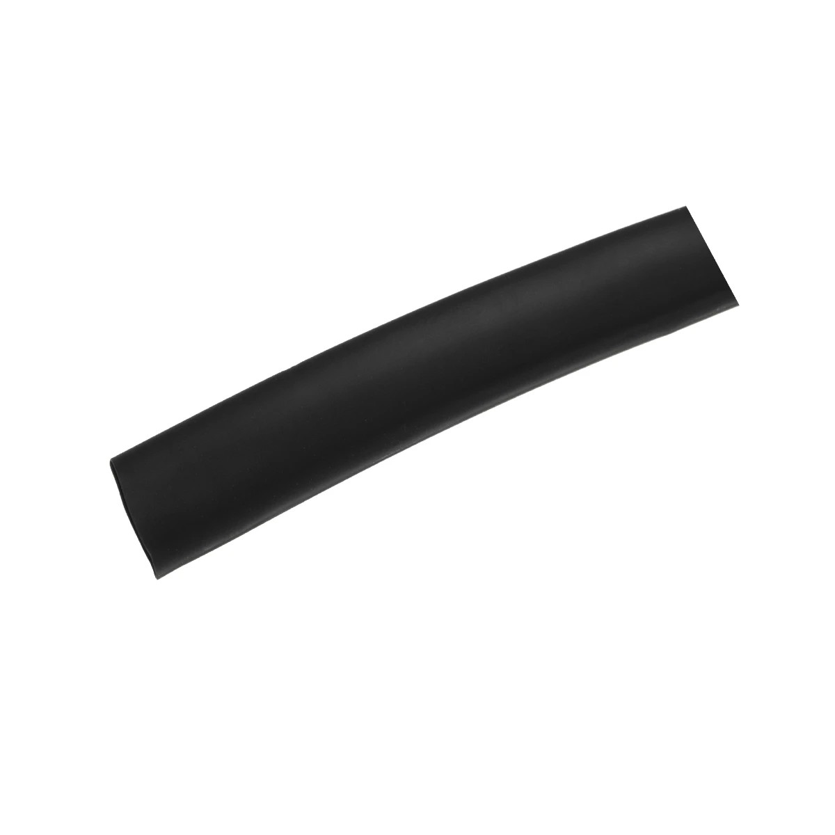 GLOBOSTAR® SHRINKTUBE 79817 Θερμοσυστελλόμενο Μακαρόνι Στεγανοποίησης για Neon Flex LED Αδιάβροχο IP65 - Μαύρο Ματ - Μ100 x Π0.8 x Υ0.8cm/Π0.4 x Υ0.4cm