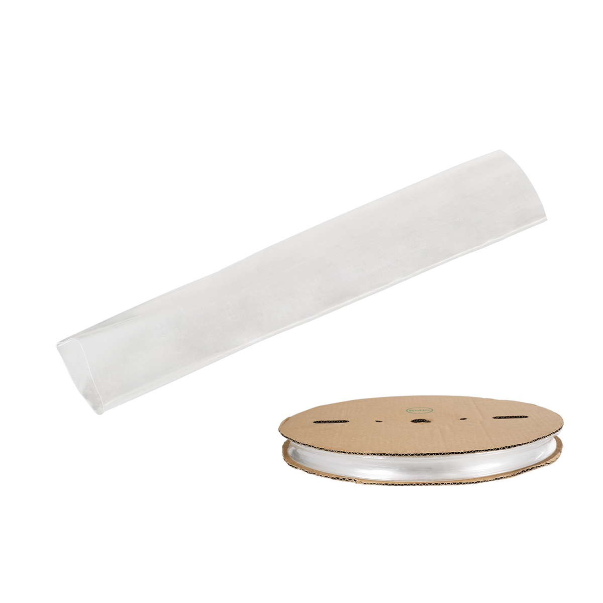 GLOBOSTAR® SHRINKTUBE 79968-1 Θερμοσυστελλόμενο Μακαρόνι Στεγανοποίησης για Neon Flex LED Αδιάβροχο IP65 - Διάφανο - Μ20 x Π2 x Υ2cm/Π1 x Υ1cm