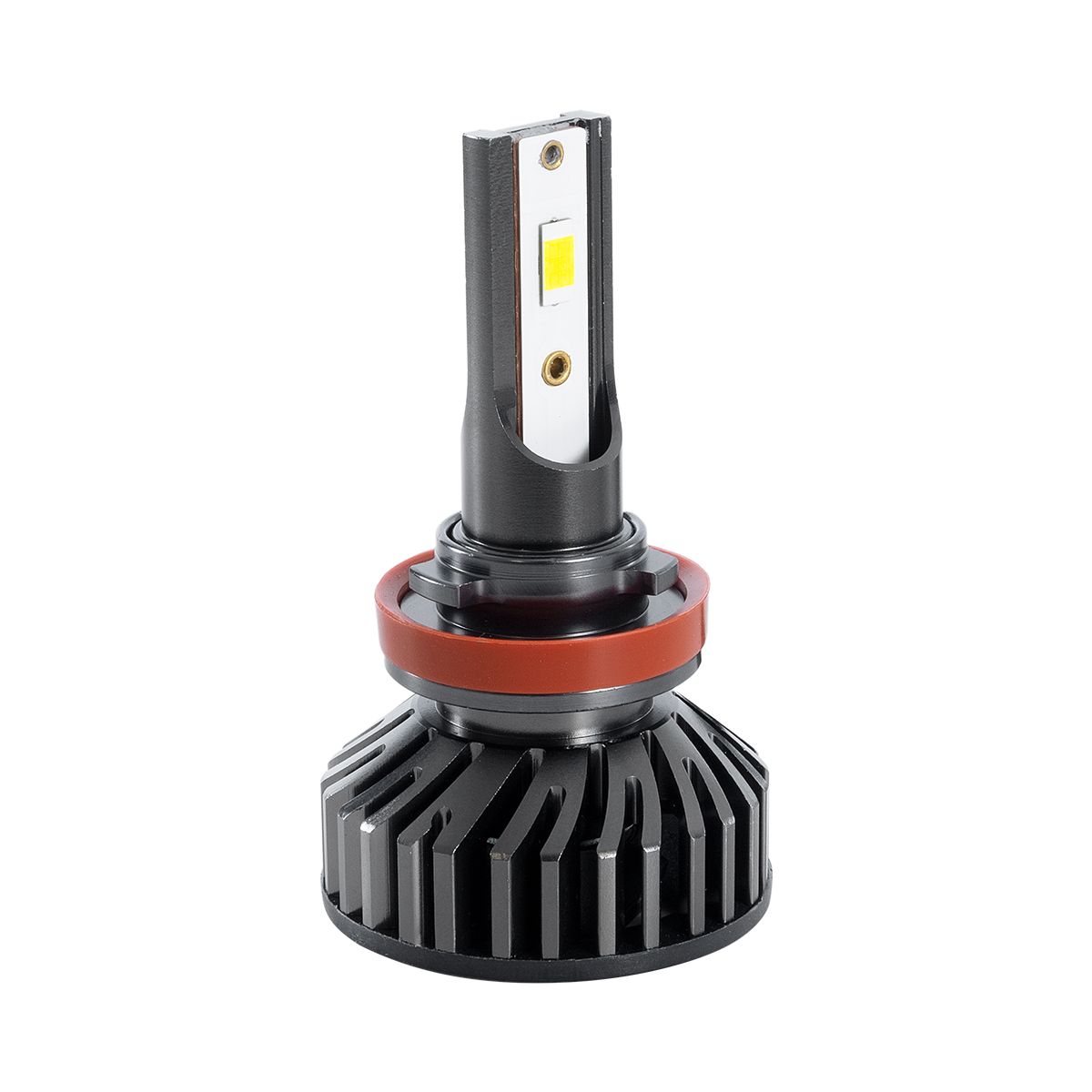 GLOBOSTAR® LEDKITF2 82027 Λάμπα H11 CANbus LED 30W/60W 3500lm/7000lm 360° DC 12-24V Αδιάβροχο IP65 Ψυχρό Λευκό 6000K - CREE COB Chip - Μ4 x Π4 x Υ6.6cm - Πακέτο 2 Τεμαχίων - 2 Χρόνια Εγγύηση