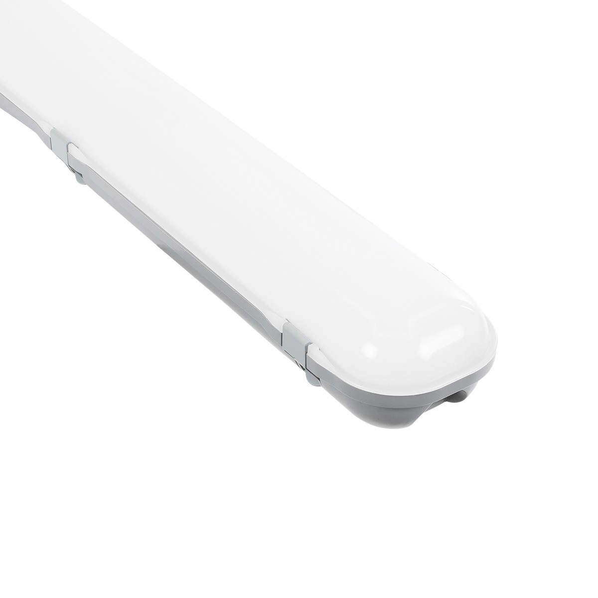 GLOBOSTAR® EMERGANO 60180 120cm Γραμμικό Βιομηχανικό Φωτιστικό Tri-Proof Τεχνολογίας Emergency με Ενσωματωμένη Μπαταρία Li-Ion 3.7V 5000mAH & Αυτονομία 3 Ώρες LED 48W 6240lm 120° AC 220-240V Αδιάβροχο IP65 Ψυχρό Λευκό 6000K - LUMILEDs SMD Chip & T