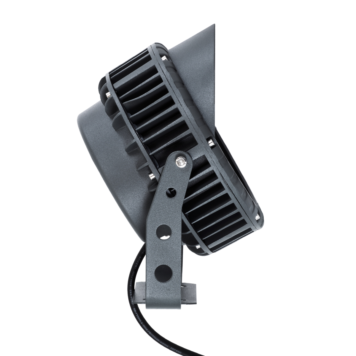 GLOBOSTAR® TREEVINA 90360 Φωτιστικό Σποτ με Αντιθαμβωτική Γρίλια για Φυτά - Δέντρα με Βάση Κήπου / Καρφωτό LED 24W 2640lm 10° DC 24V Αδιάβροχο IP65 Θερμό Λευκό 2700K Dimmable - Bridgelux SMD Chip - Γκρι Ανθρακί - Μ21.5 x Π18.3 x Υ14cm - 3 Χρόνια Εγγύηση