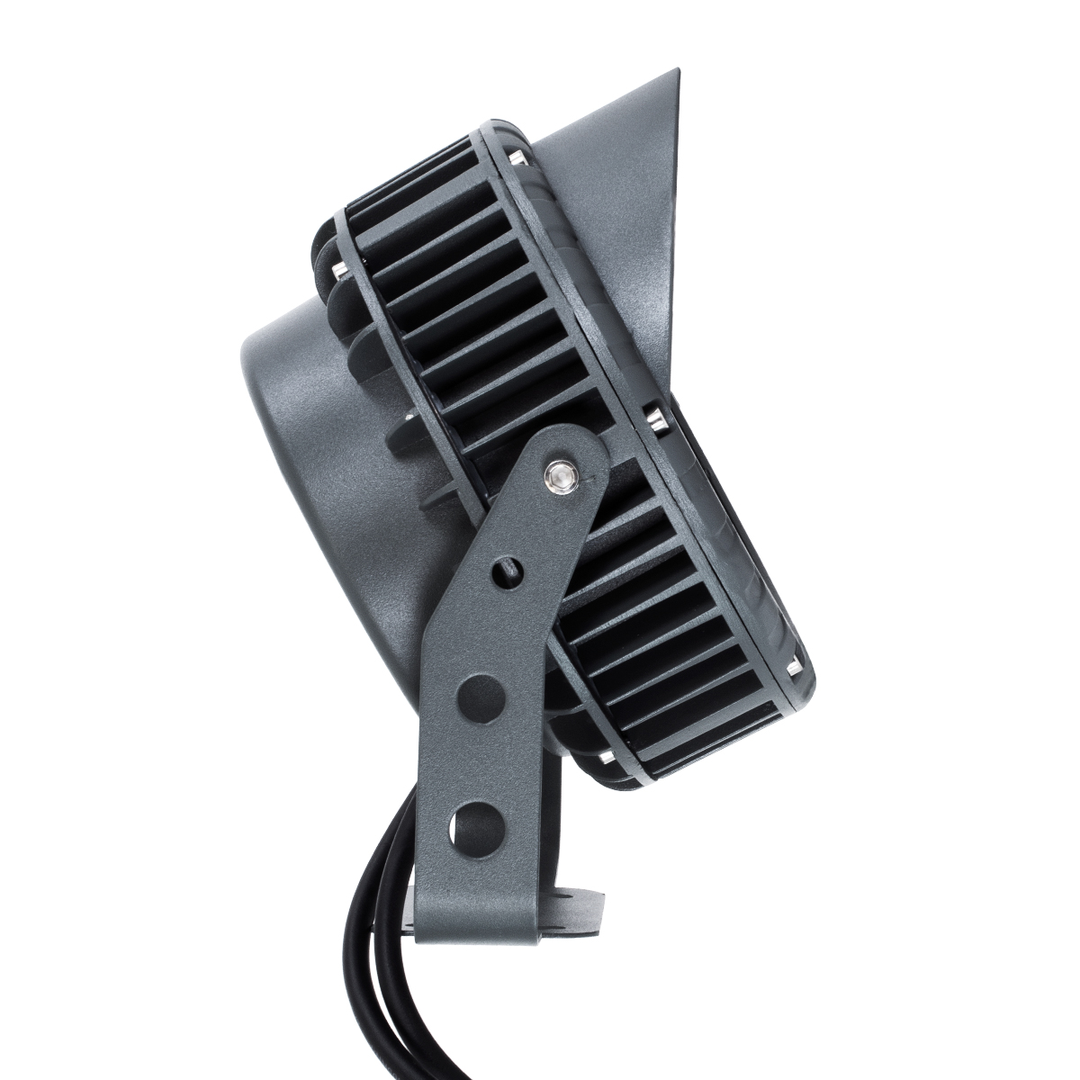 GLOBOSTAR® TREEVINA 90362 Φωτιστικό Σποτ με Αντιθαμβωτική Γρίλια για Φυτά - Δέντρα με Βάση Κήπου / Καρφωτό LED 24W 2040lm 10° DC 24V Αδιάβροχο IP65 Πολύχρωμο RGBW Dimmable DMX512 - Bridgelux SMD Chip - Γκρι Ανθρακί - Μ21.5 x Π18.3 x Υ14cm - 3 Χρόνια Εγγύη
