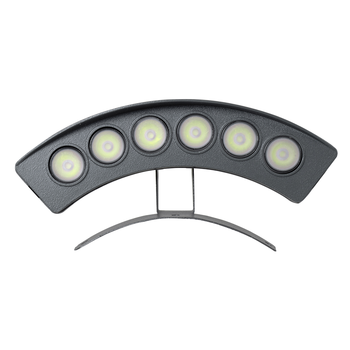 GLOBOSTAR® TREEPLANTE 90458 Κυρτή Μπάρα Φωτισμού Wall Washer για Φυτά - Δέντρα LED 6W 510lm 15° DC 24V Αδιάβροχο IP67 Πράσινο Dimmable - Bridgelux SMD Chip - Γκρι Ανθρακί - Μ17.5 x Π4.5 x Υ8cm - 3 Χρόνια Εγγύηση