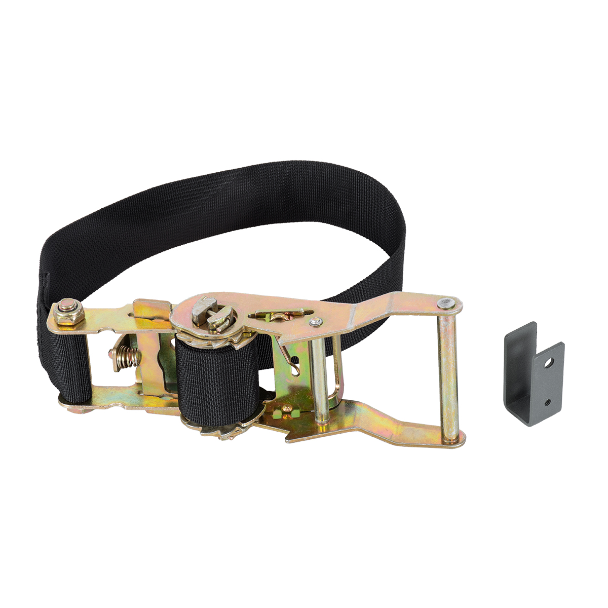 GLOBOSTAR® TREEBASE 90476 Ειδική Βάση (U) για Ιμάντα Στήριξης Φωτιστικών Σποτ σε κορμό Φυτών & Δέντρων - Γκρι Ανθρακί - Μ4.3 x Π1.8 x Υ2cm