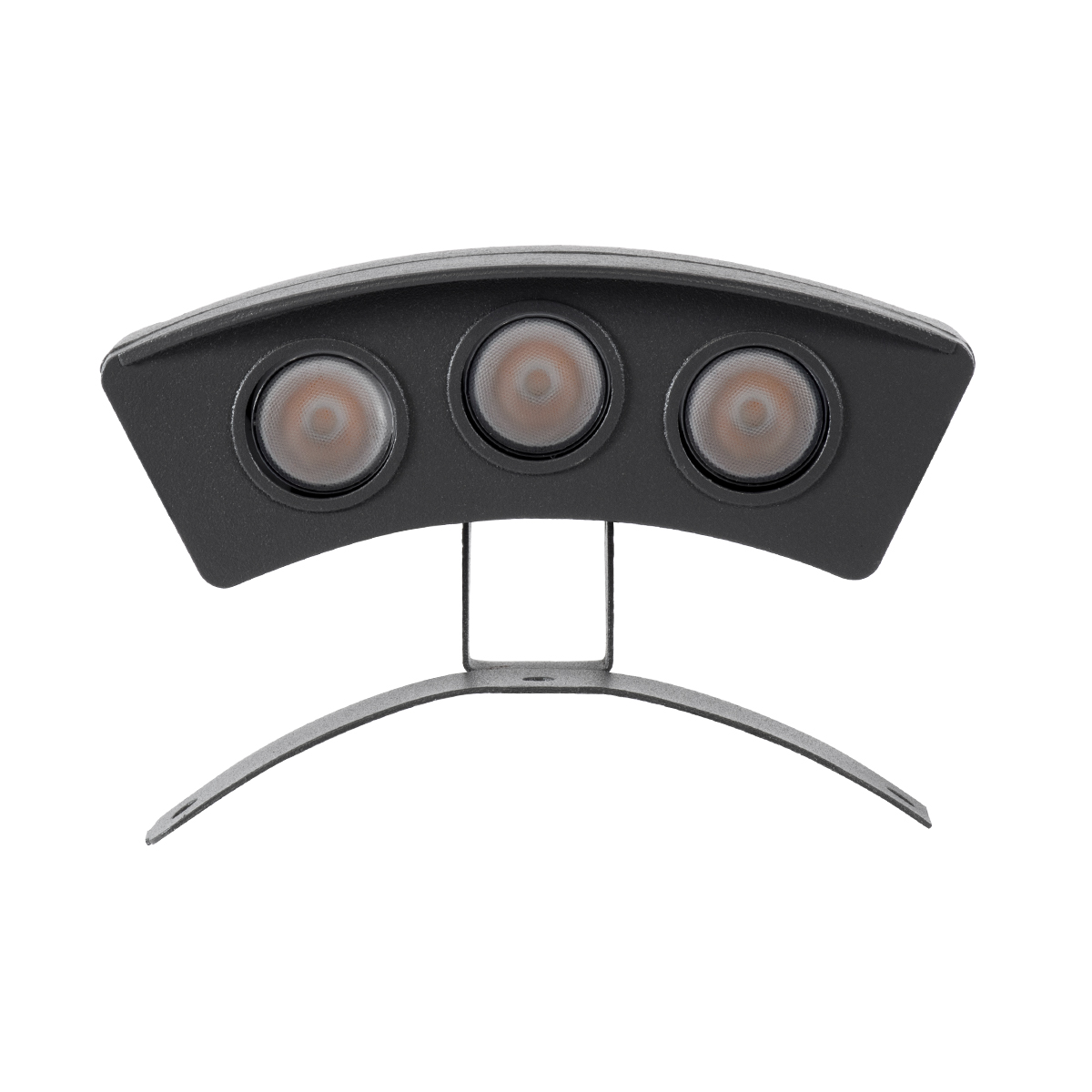 GLOBOSTAR® TREEPLANTE 90515 Κυρτή Μπάρα Φωτισμού Wall Washer για Φυτά - Δέντρα LED 3W 330lm 15° DC 24V Αδιάβροχο IP67 Θερμό Λευκό 2700K Dimmable - Bridgelux SMD Chip - Γκρι Ανθρακί - Μ11 x Π3 x Υ8.2cm - 3 Χρόνια Εγγύηση