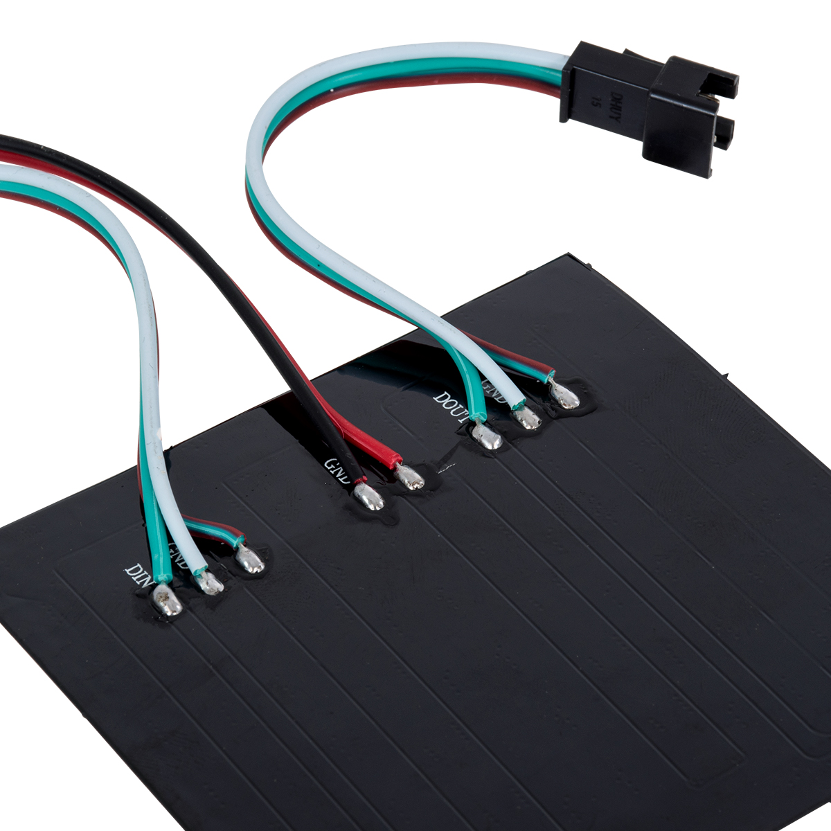 GLOBOSTAR® DIGIPLATE 90607 Ψηφιακή Pixel Addressable Πλακέτα LED 15.3W 918lm 120° DC 5V IP20 64 x SMD5050 Chip 64 x Pixel Πολύχρωμο RGB Dimmable SPI/TTL Protocol IC WS2812/SK6812 - Sanan SMD Chip - Μ8 x Π8 x Υ0.2cm - 5 Χρόνια Εγγύηση