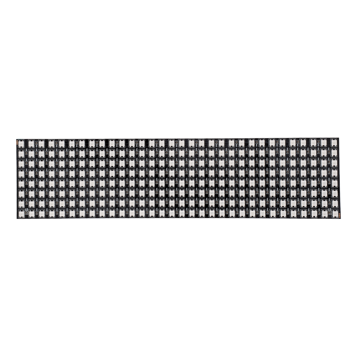 GLOBOSTAR® DIGIPLATE 90609 Ψηφιακή Pixel Addressable Πλακέτα LED 61W 3660lm 120° DC 5V IP20 256 x SMD5050 Chip 256 x Pixel Πολύχρωμο RGB Dimmable SPI/TTL Protocol IC WS2812/SK6812 - Sanan SMD Chip - Μ32 x Π8 x Υ0.2cm - 5 Χρόνια Εγγύηση