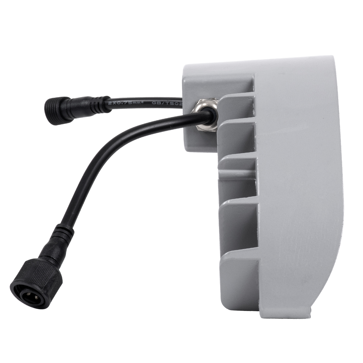 GLOBOSTAR® TREEWINA 90681 Κυρτή Μπάρα Φωτισμού Wall Washer για Φυτά - Δέντρα LED 12W 1320lm 30° DC 24V Αδιάβροχο IP65 Θερμό Λευκό 2700K Dimmable - Bridgelux SMD Chip - Γκρι Ανθρακί - Μ23.5 x Π7.5 x Υ12cm - 3 Χρόνια Εγγύηση