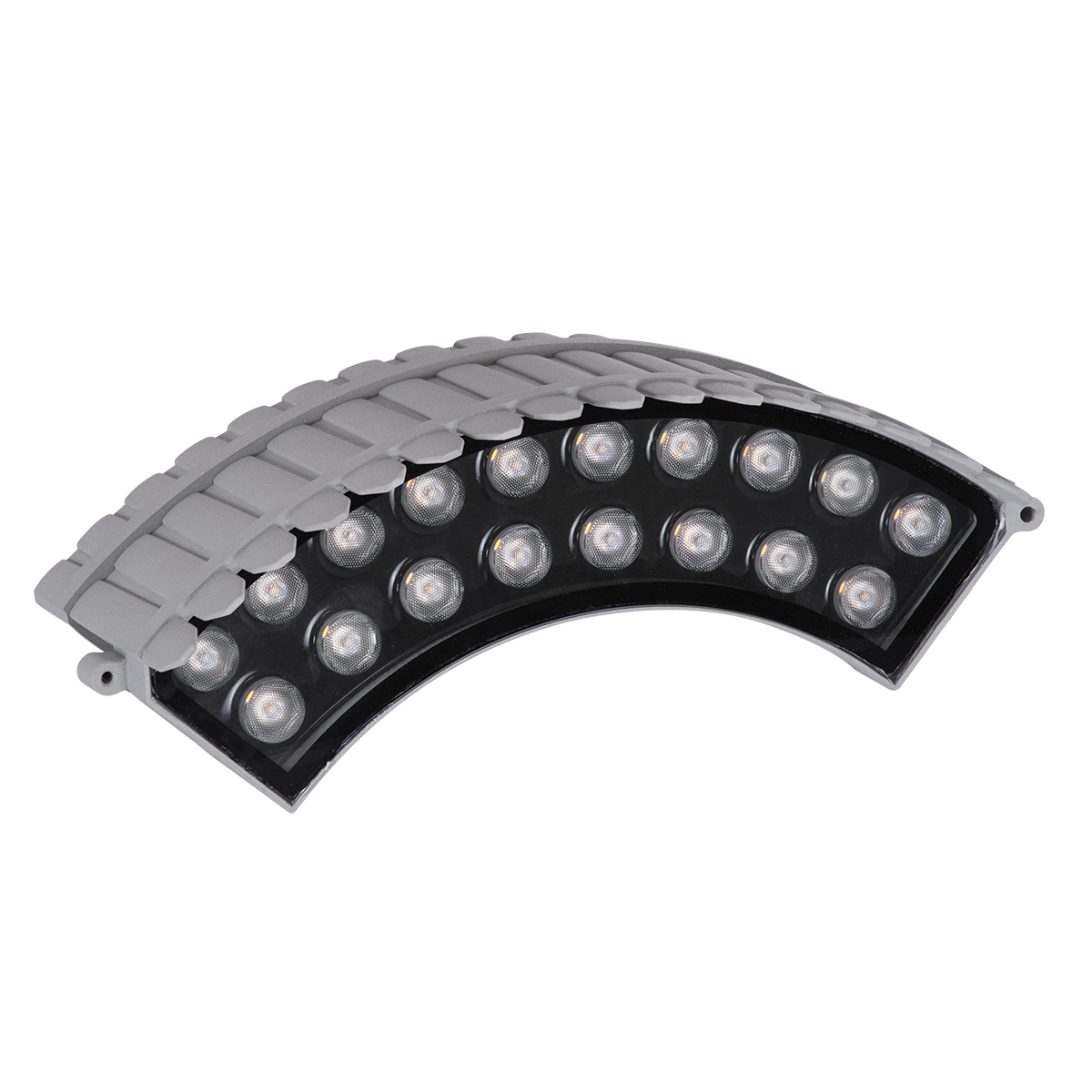 GLOBOSTAR® TREEJINA 90690 Κυρτή Μπάρα Φωτισμού Wall Washer για Φυτά - Δέντρα LED 18W 1620lm 10° DC 24V Αδιάβροχο IP67 Θερμό Λευκό 2700K Dimmable - Bridgelux SMD Chip - Γκρι Ανθρακί - Μ29 x Π11 x Υ10.5cm - 3 Χρόνια Εγγύηση