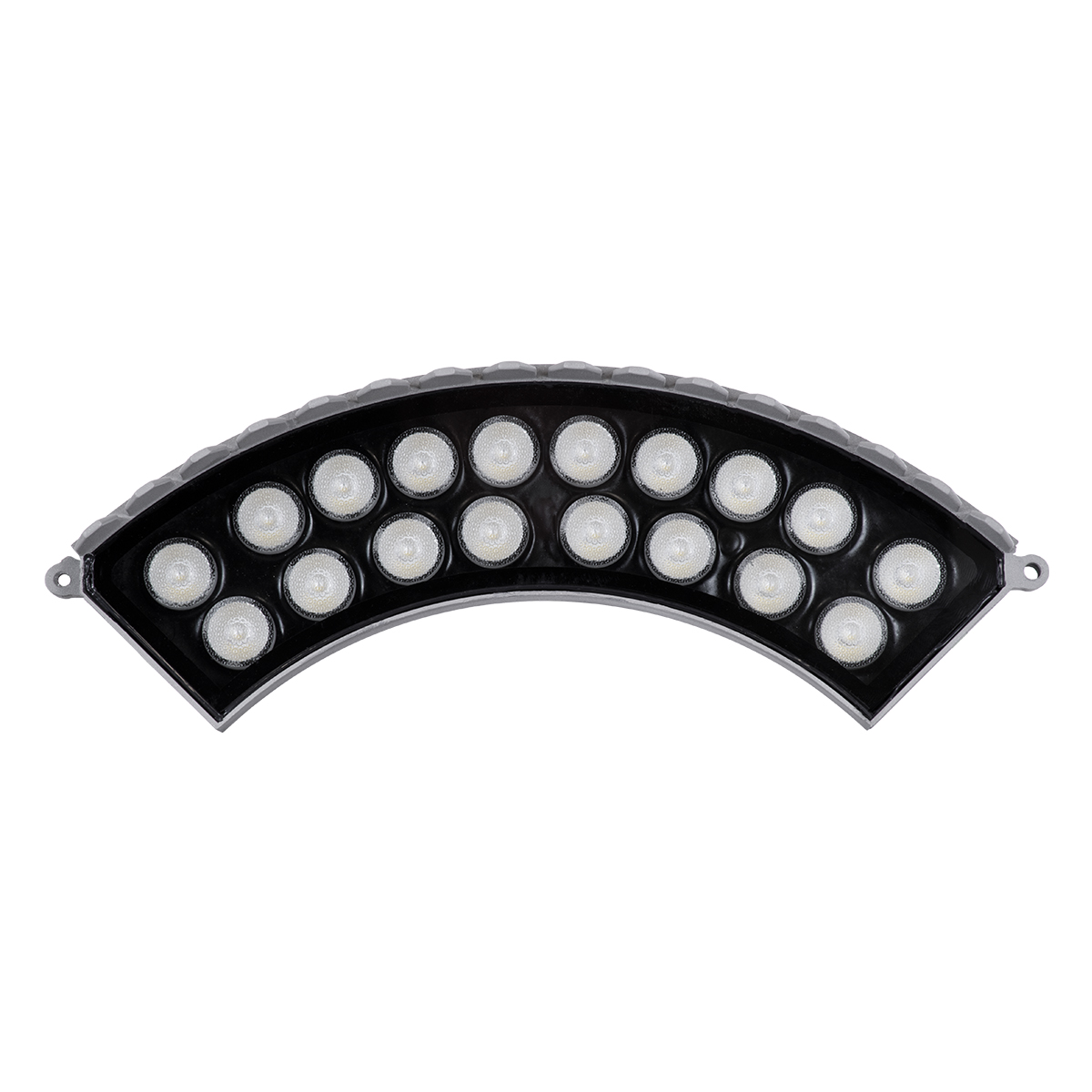 GLOBOSTAR® TREEJINA 90692 Κυρτή Μπάρα Φωτισμού Wall Washer για Φυτά - Δέντρα LED 18W 1530lm 10° DC 24V Αδιάβροχο IP67 Πολύχρωμο RGBW Dimmable DMX512 - Bridgelux SMD Chip - Γκρι - Μ29 x Π11 x Υ10.5cm - 3 Χρόνια Εγγύηση