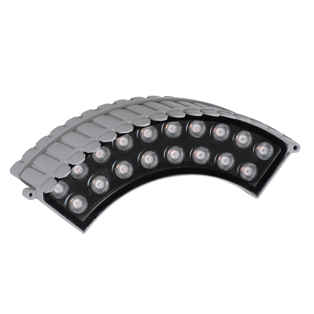 GLOBOSTAR® TREEJINA 90697 Κυρτή Μπάρα Φωτισμού Wall Washer για Φυτά - Δέντρα LED 18W 1530lm 10° DC 24V Αδιάβροχο IP67 Ultra Θερμό Λευκό 2200K Dimmable - Bridgelux SMD Chip - Γκρι - Μ29 x Π11 x Υ10.5cm - 3 Χρόνια Εγγύηση