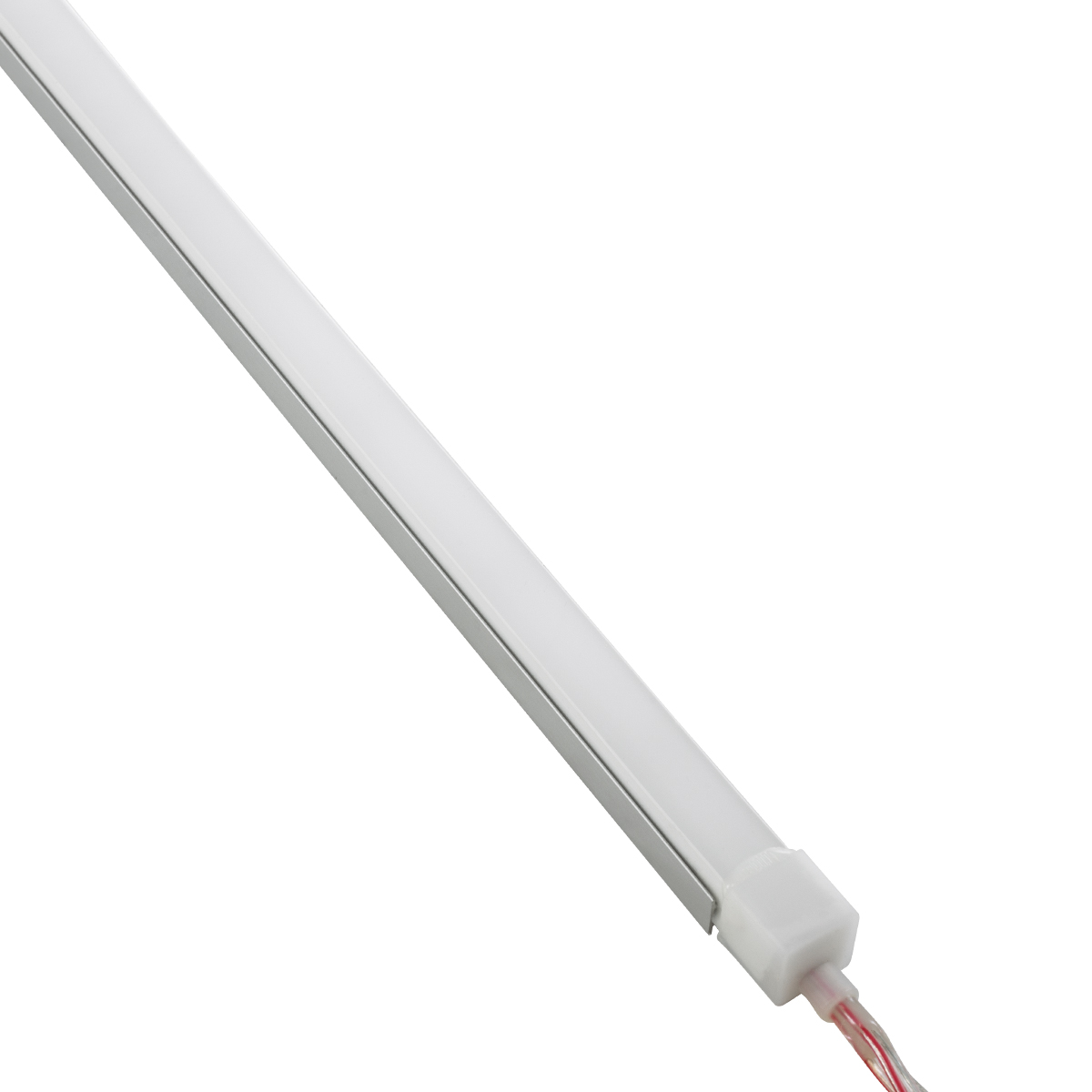 GLOBOSTAR® NEONIO-A 90766-3M Βάση Στήριξης για Neon Flex LED Αδιάβροχο IP65 - Ασημί Ματ - Μ300 x Π1.6 x Υ1.1cm